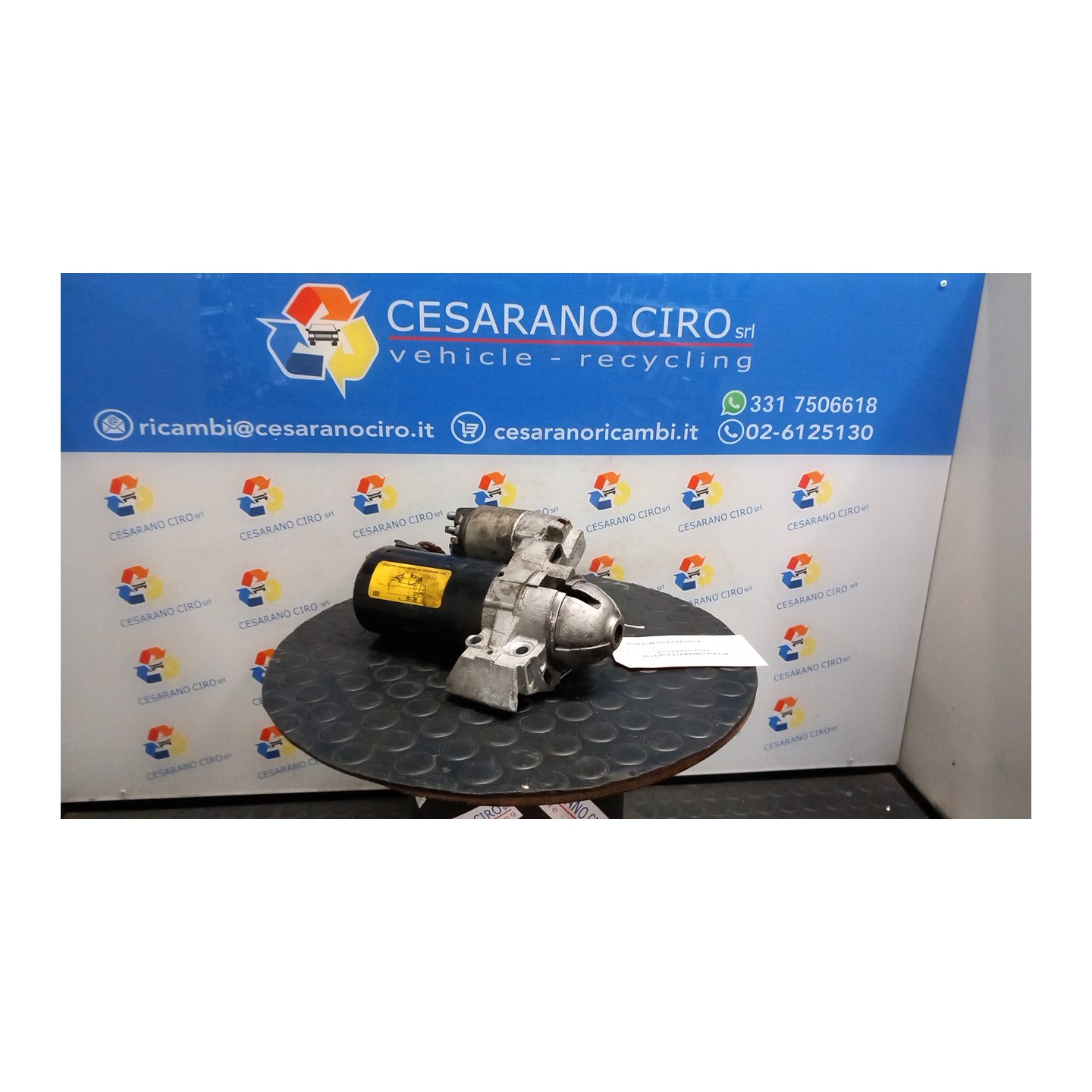 MOTORINO AVVIAMENTO ROTAZ. 046 BMW X1 (E84) (07/09-10/15) N47D20C 12418581097
