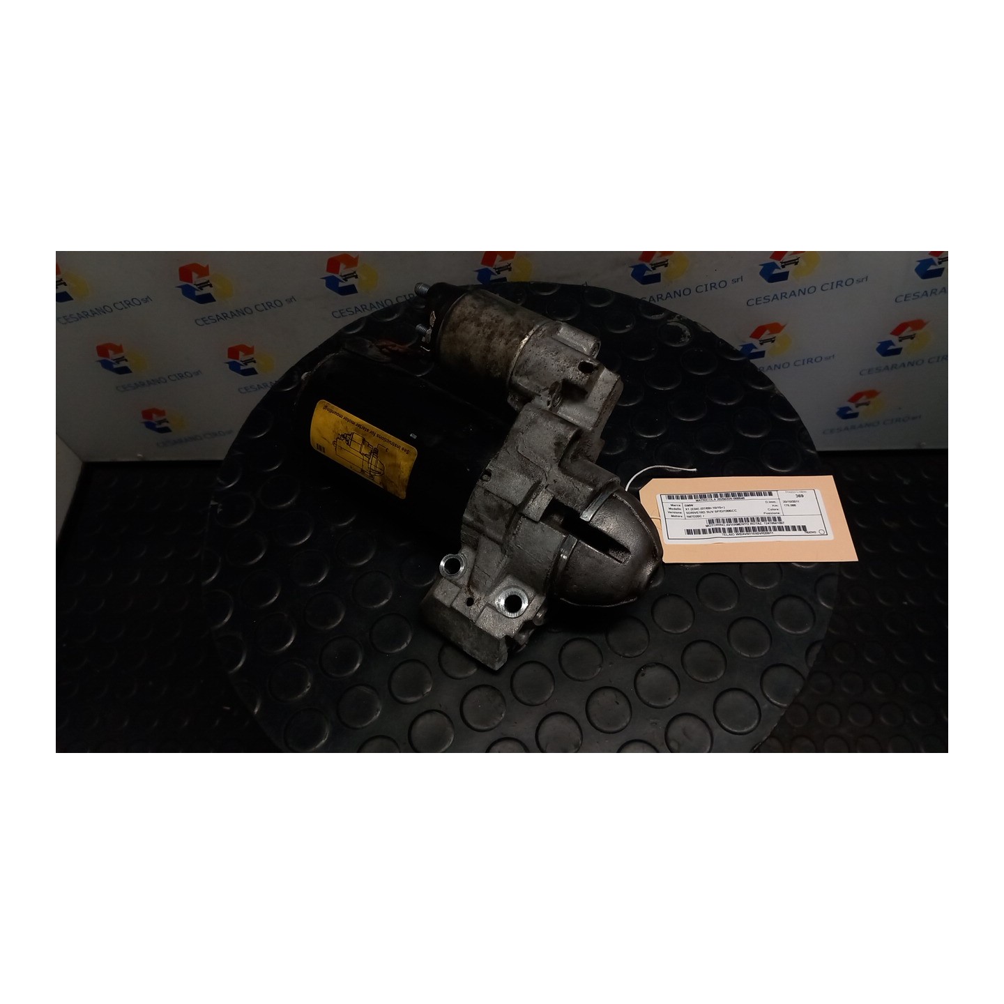 MOTORINO AVVIAMENTO ROTAZ. 046 BMW X1 (E84) (07/09-10/15) N47D20C 12418581097