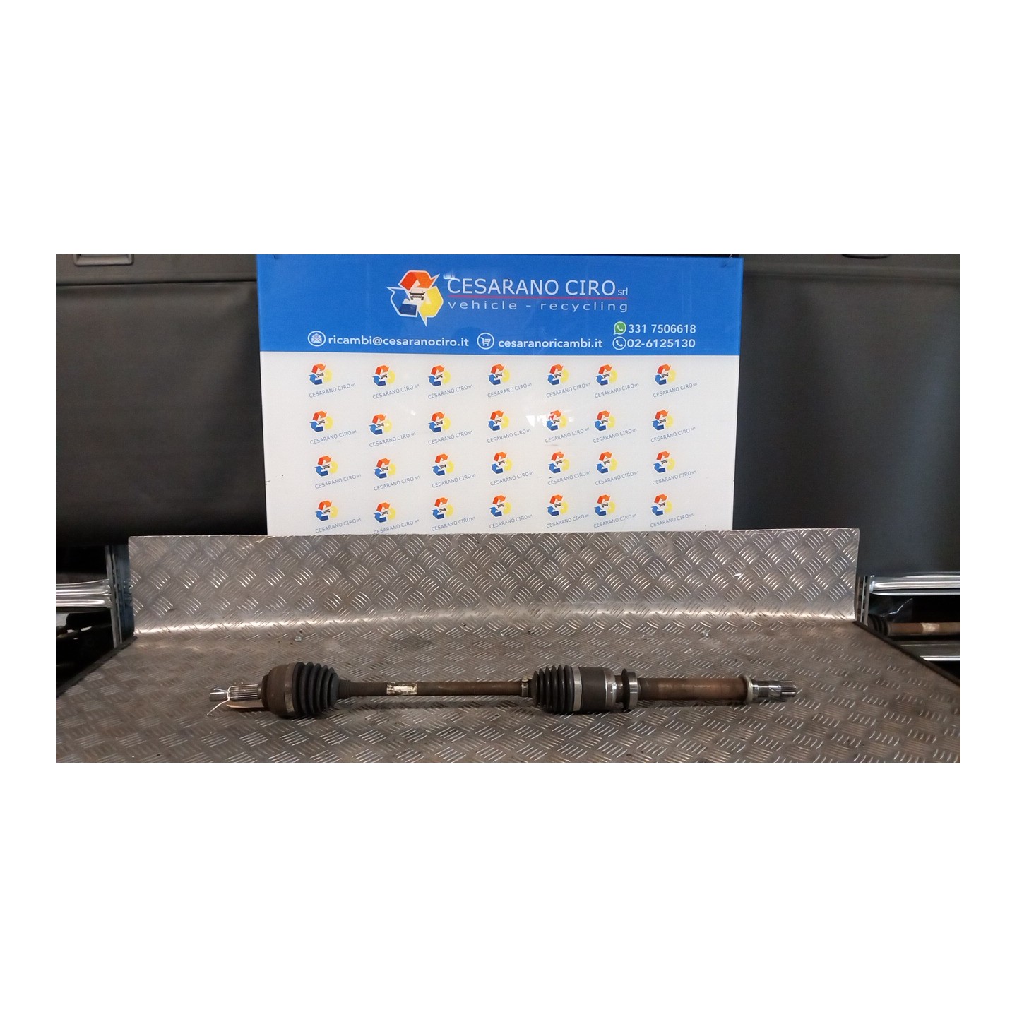 SEMIALBERO ANT. COMPL. DX. 050 RENAULT CLIO 3A SERIE (07/05-05/09) D4FD7 8200378880