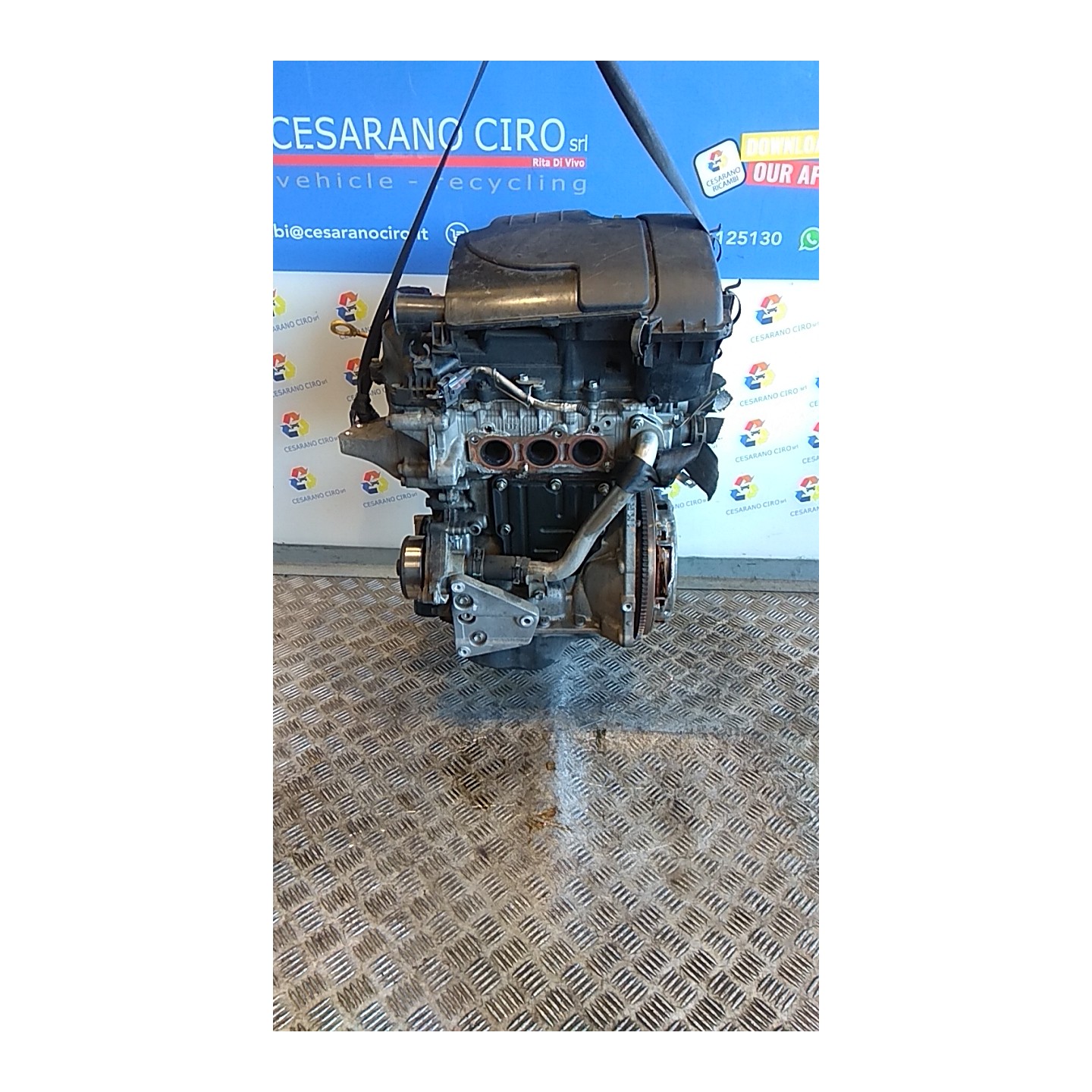 MOTORE SEMICOMPL. 075 PEUGEOT 107 (06/05-) 1KR 135TF