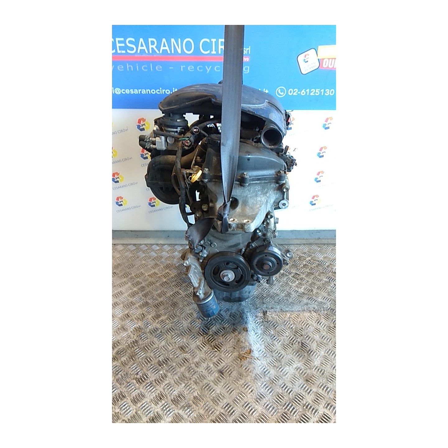 MOTORE SEMICOMPL. 075 PEUGEOT 107 (06/05-) 1KR 135TF