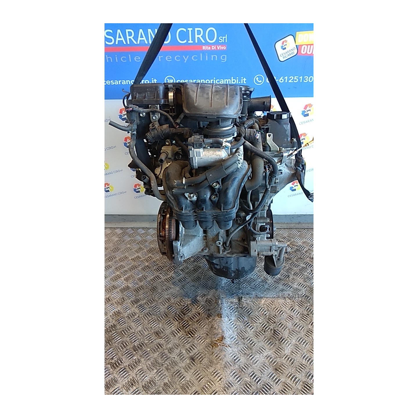 MOTORE SEMICOMPL. 075 PEUGEOT 107 (06/05-) 1KR 135TF