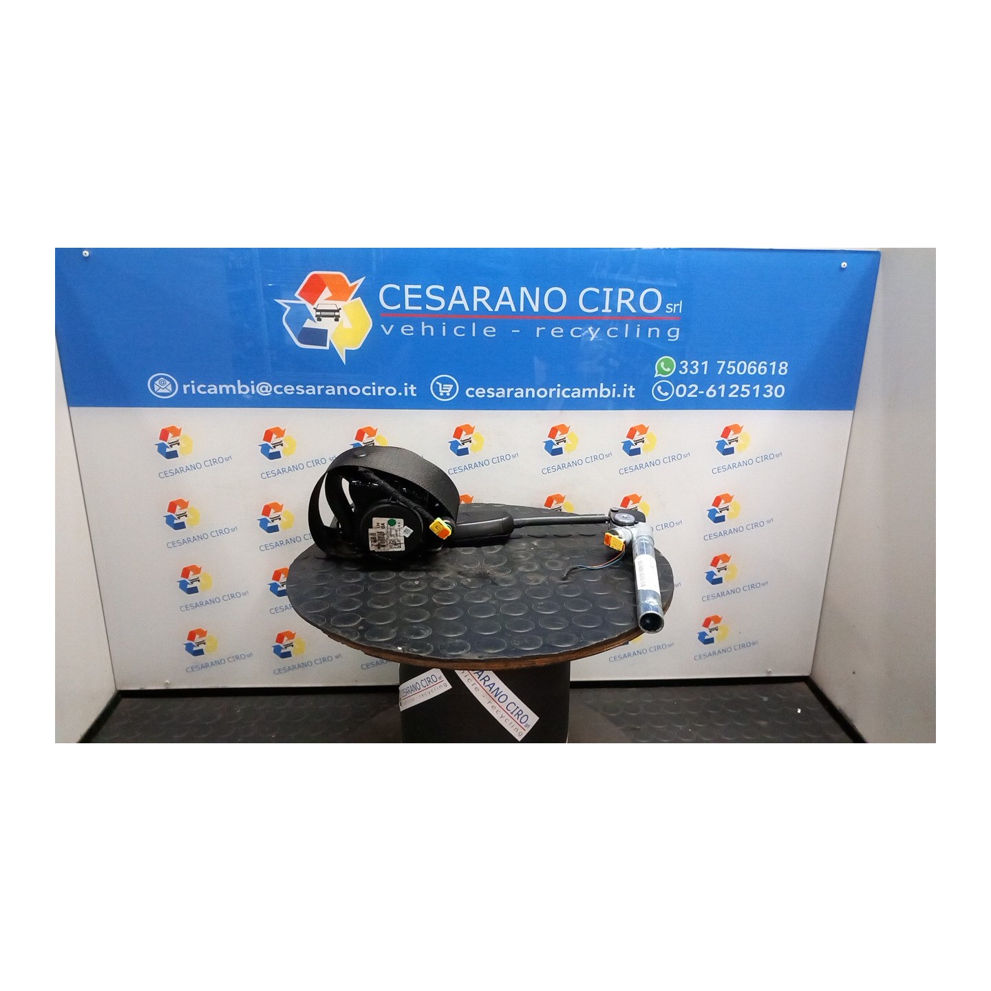 CINTURA DI SICUREZZA ANT. SX. 012 CHEVROLET (DAEWOO) AVEO (T300) (05/11-) A12XER 95987790