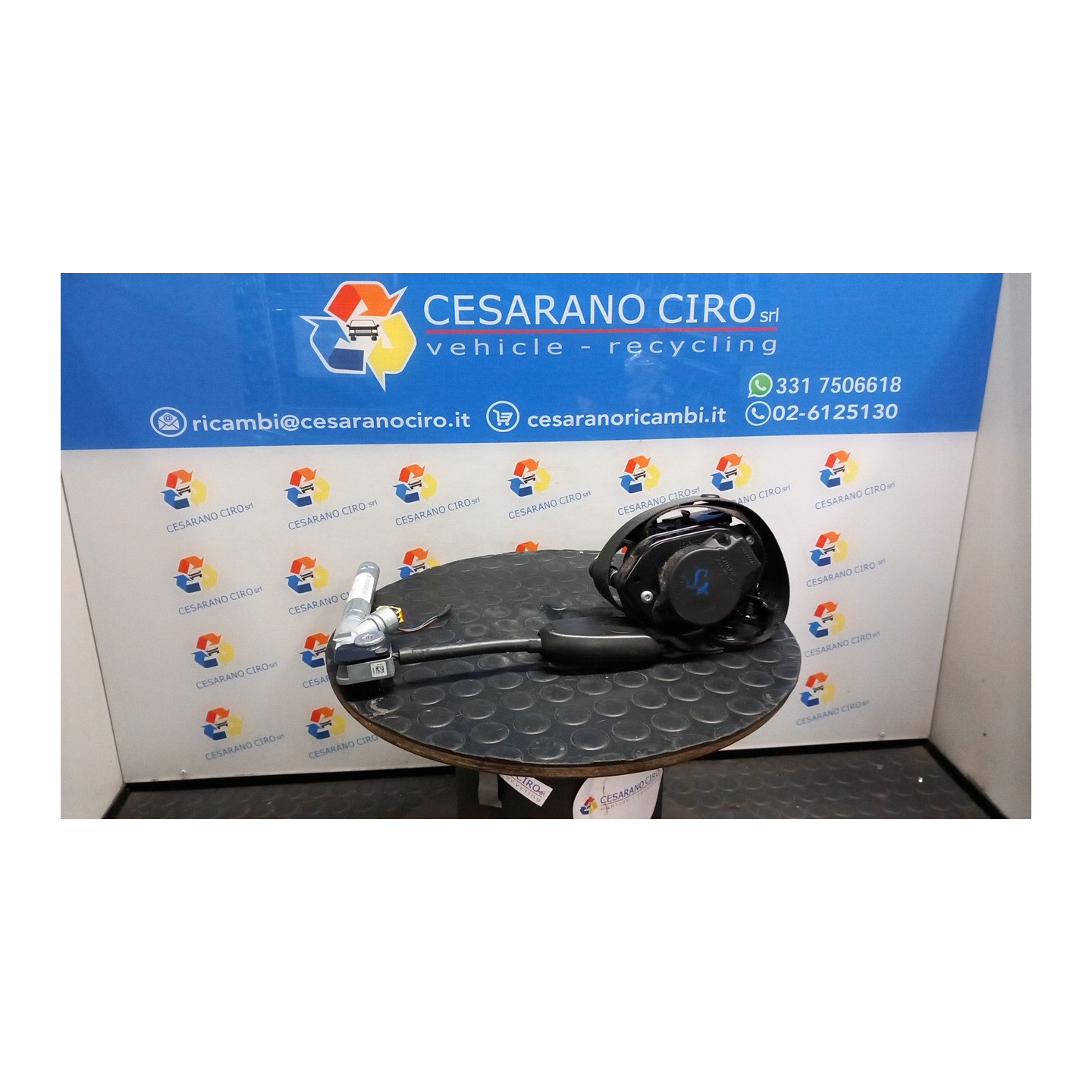 CINTURA DI SICUREZZA ANT. SX. 012 CHEVROLET (DAEWOO) AVEO (T300) (05/11-) A12XER 95987790