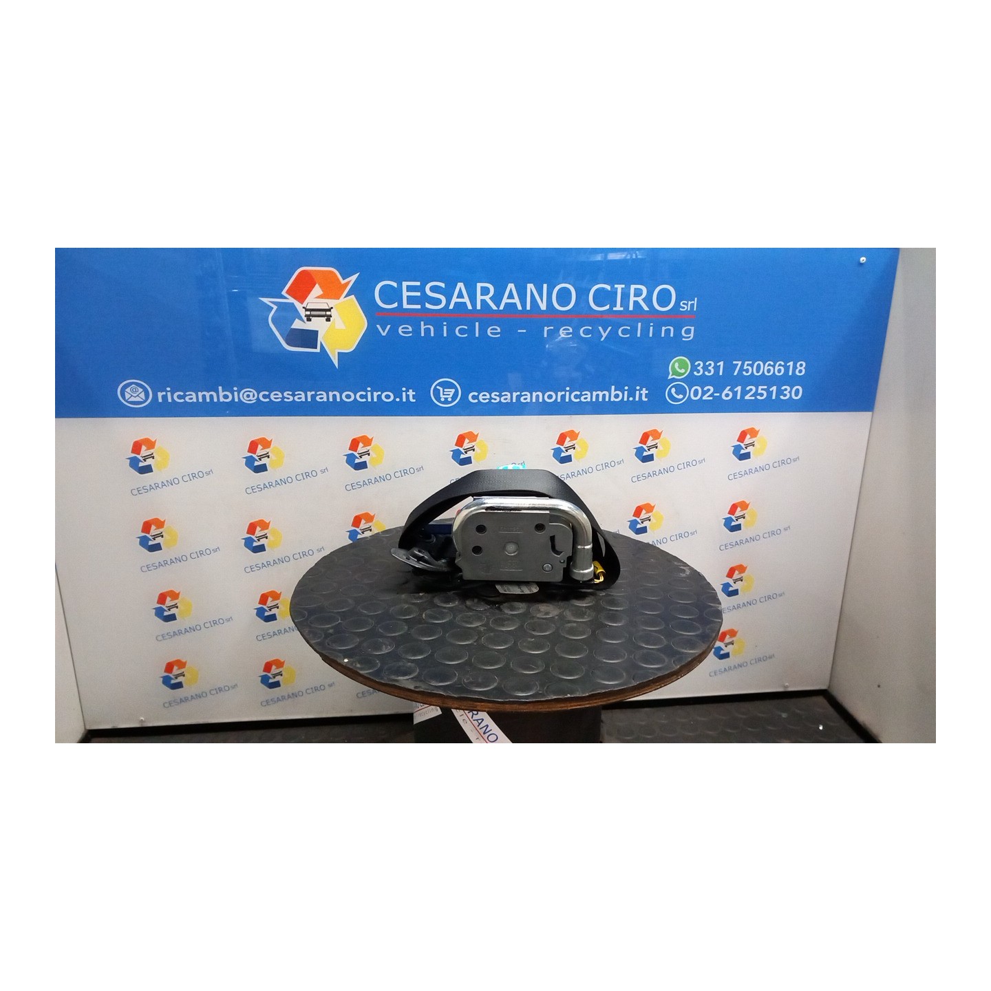 CINTURA DI SICUREZZA ANT. SX. 023 TOYOTA YARIS (09/11-02/15) 1KRFE 732200D311C0