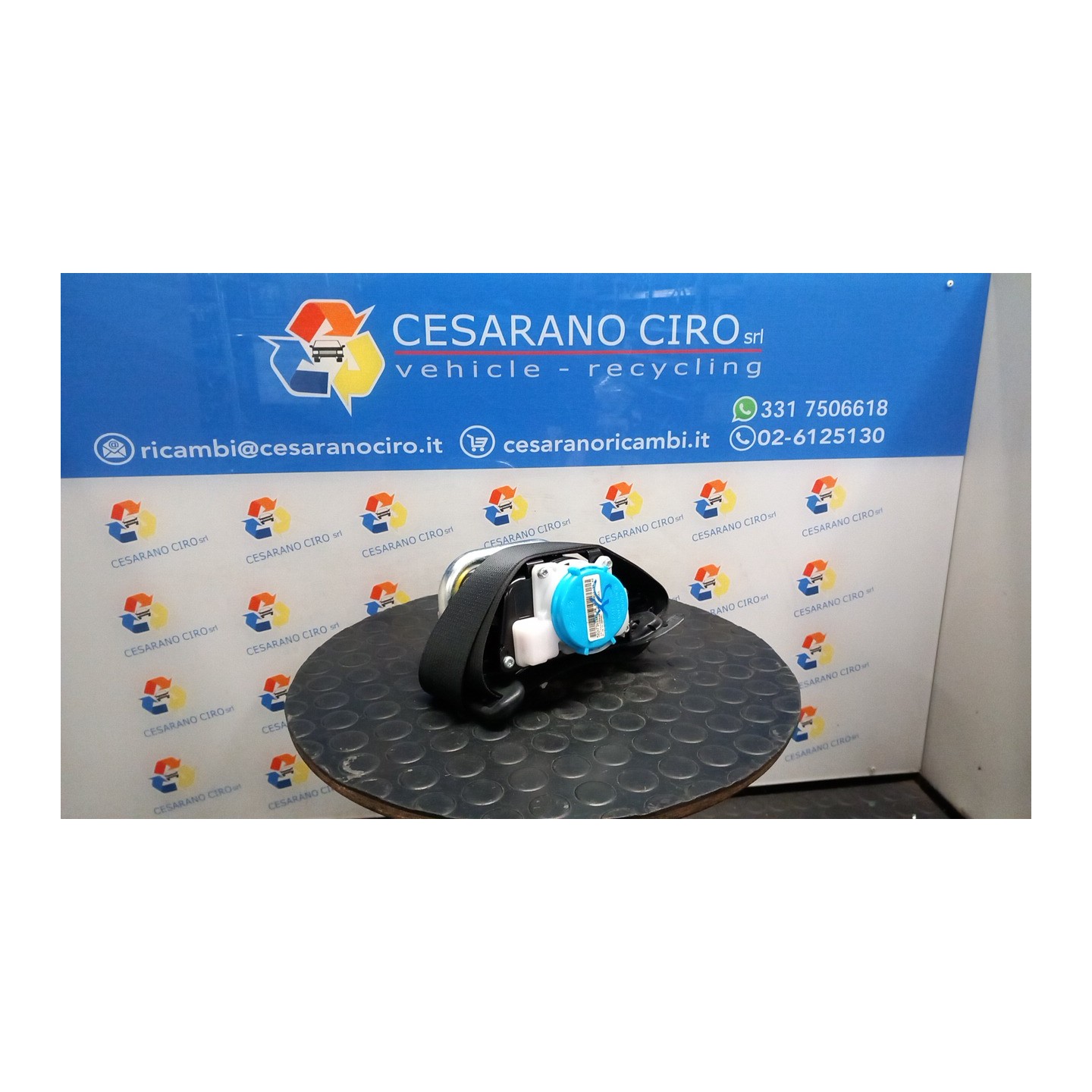 CINTURA DI SICUREZZA ANT. SX. 023 TOYOTA YARIS (09/11-02/15) 1KRFE 732200D311C0