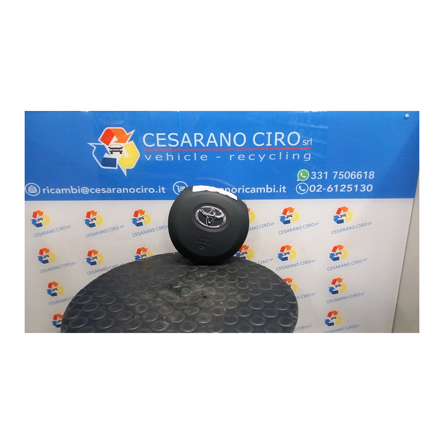 DISPOSITIVO AIRBAG LATO GUIDA 026 TOYOTA YARIS (09/11-02/15) 1KRFE 451300D350C0