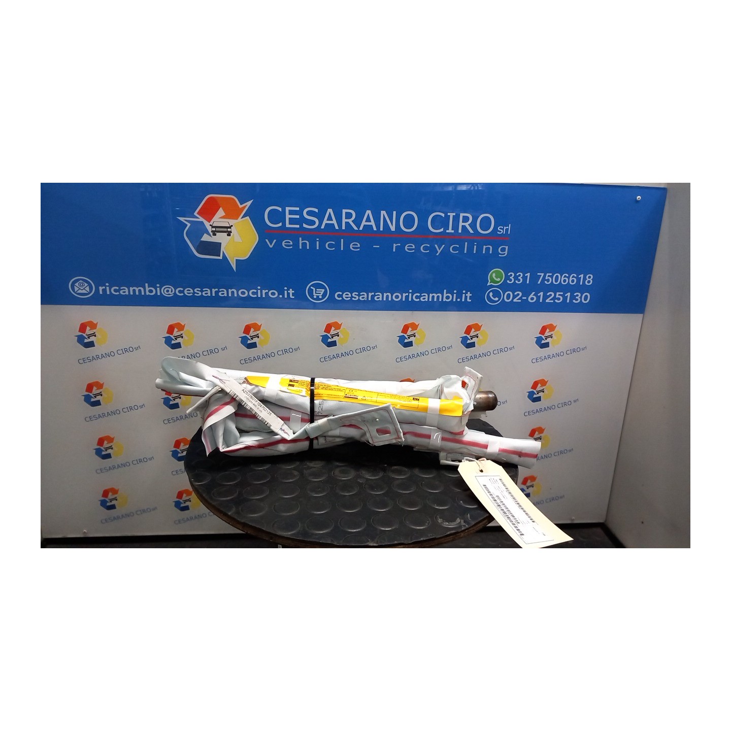 DISPOSITIVO AIRBAG A TENDINA SX. 027 TOYOTA YARIS (09/11-02/15) 1KRFE 621800D031
