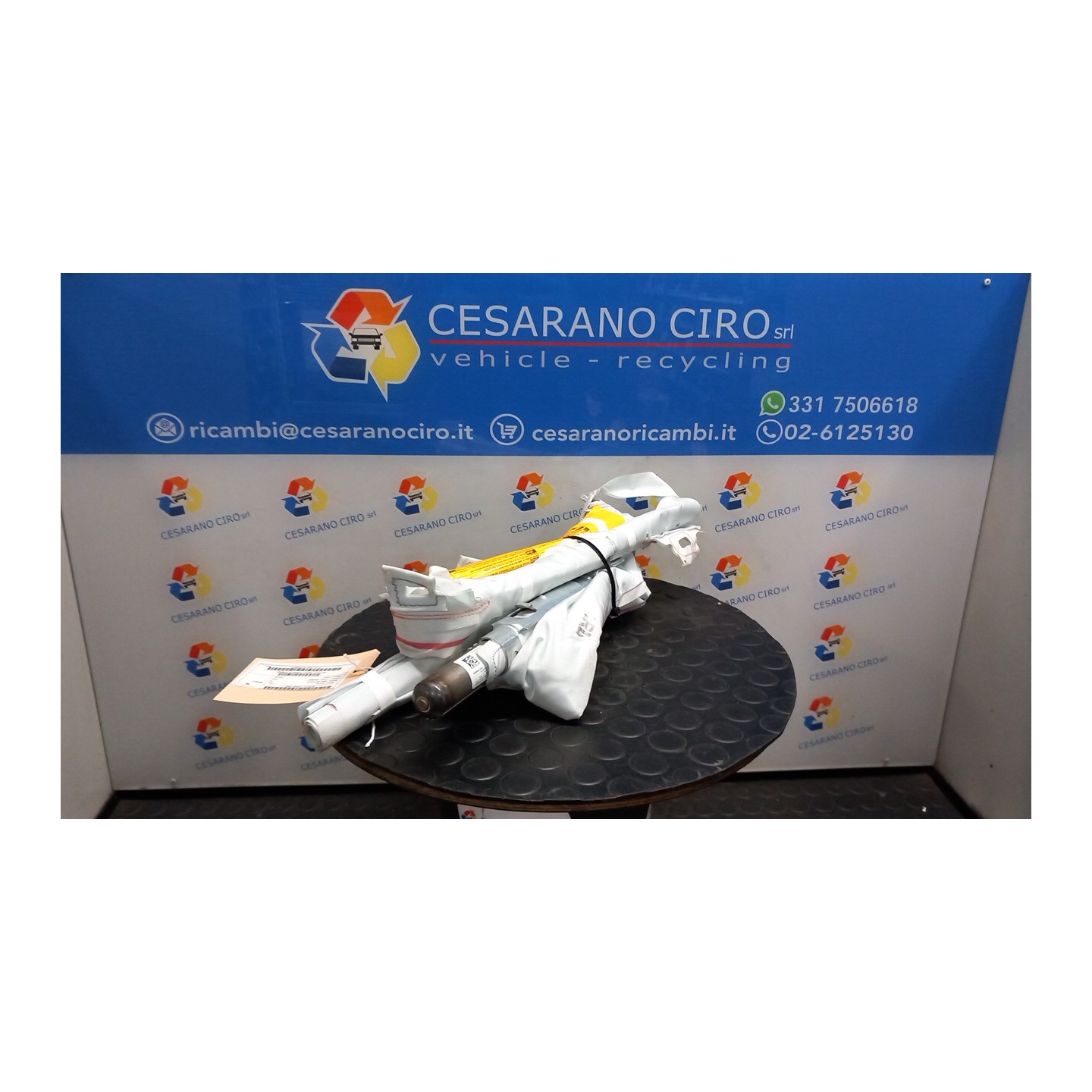 DISPOSITIVO AIRBAG A TENDINA SX. 027 TOYOTA YARIS (09/11-02/15) 1KRFE 621800D031