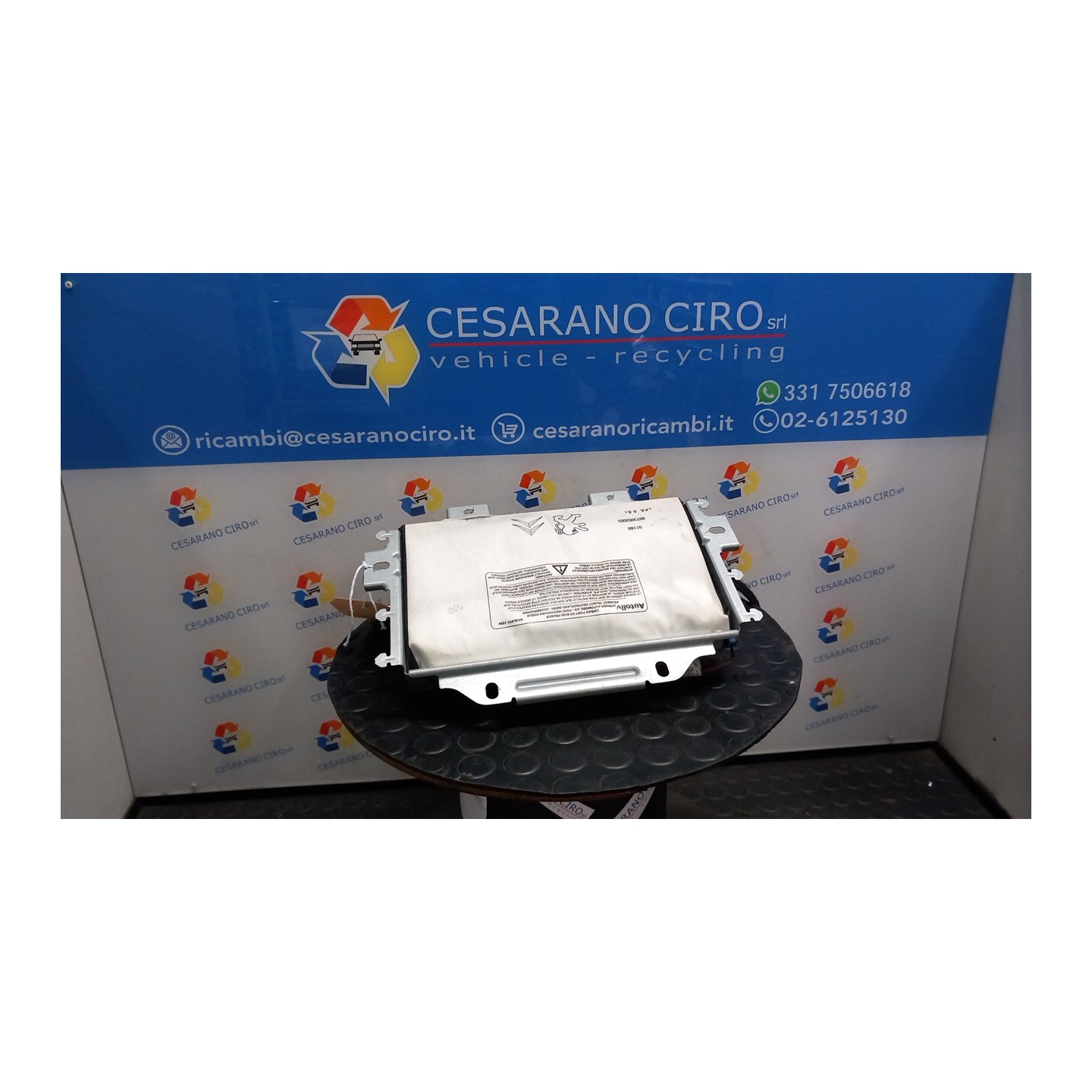 DISPOSITIVO AIRBAG LATO PASSEGGERO 069 PEUGEOT RCZ (05/10-) RHH 8216RQ