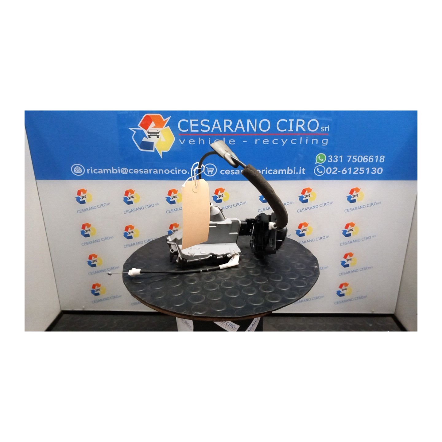 SERRATURA PORTA POST. C/CHIUSURA BAMBINO ELETTRICA DX. 126 PEUGEOT 3008 (04/09-10/13) 9HZ 9138Z9