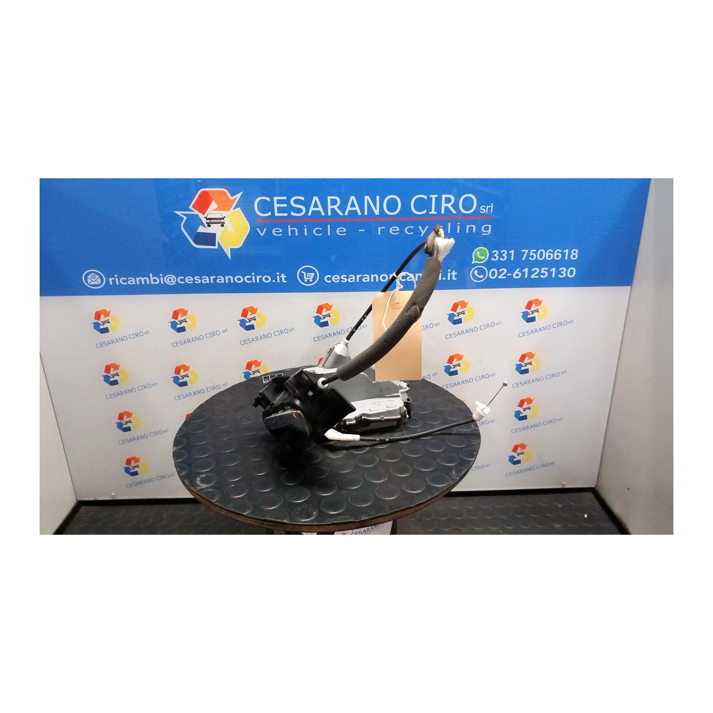 SERRATURA PORTA POST. C/CHIUSURA BAMBINO ELETTRICA SX. 127 PEUGEOT 3008 (04/09-10/13) 9HZ 9137V5