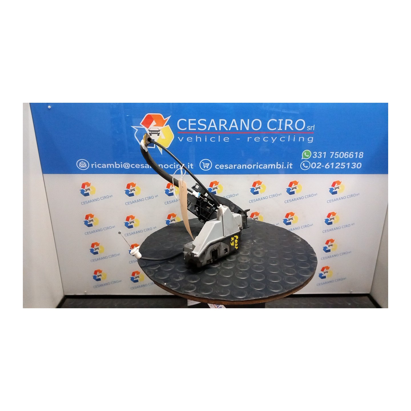 SERRATURA PORTA POST. C/CHIUSURA BAMBINO ELETTRICA SX. 127 PEUGEOT 3008 (04/09-10/13) 9HZ 9137V5