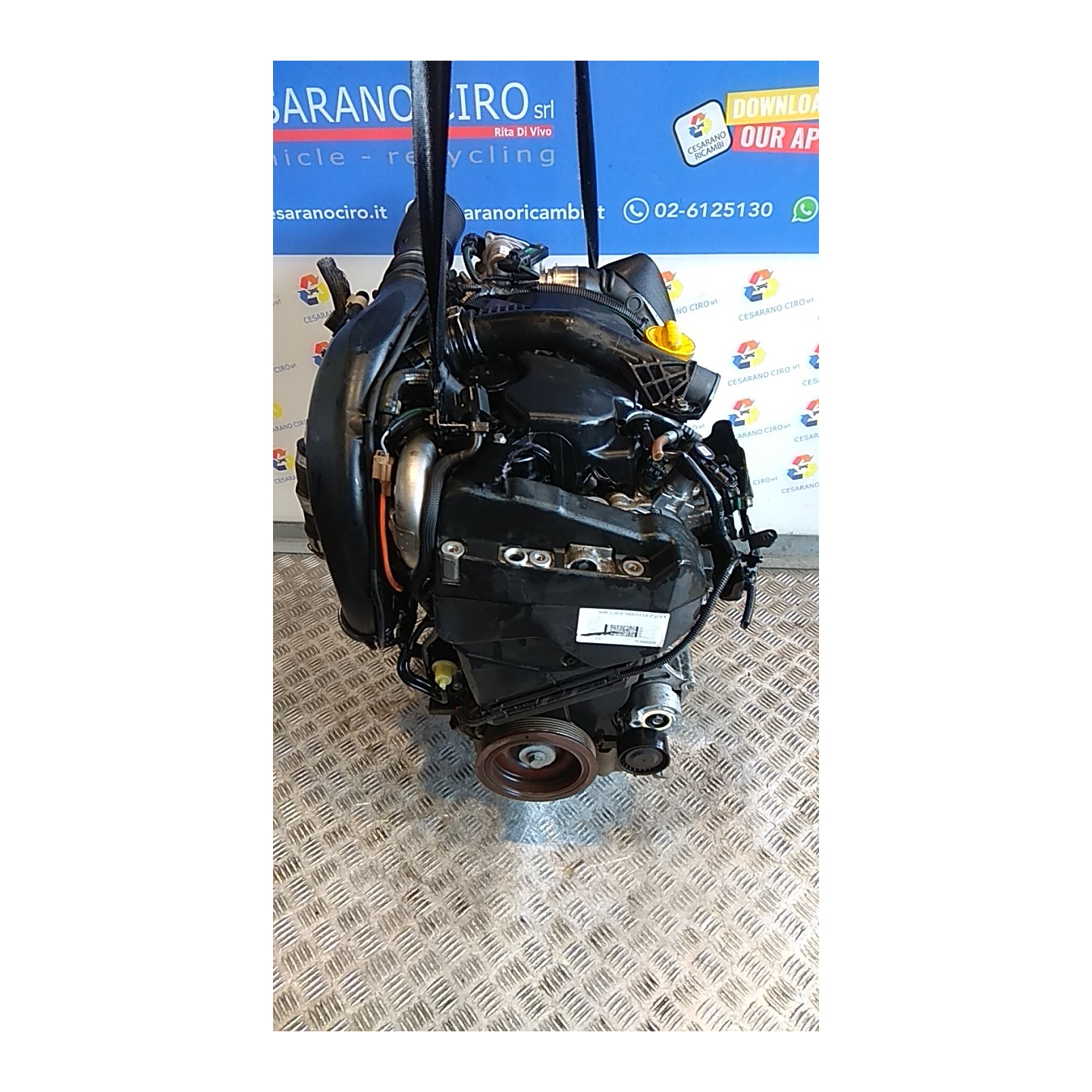 MOTORE SEMICOMPL. 004 RENAULT CLIO 4A SERIE (07/12-12/16) K9KC6 100016690R