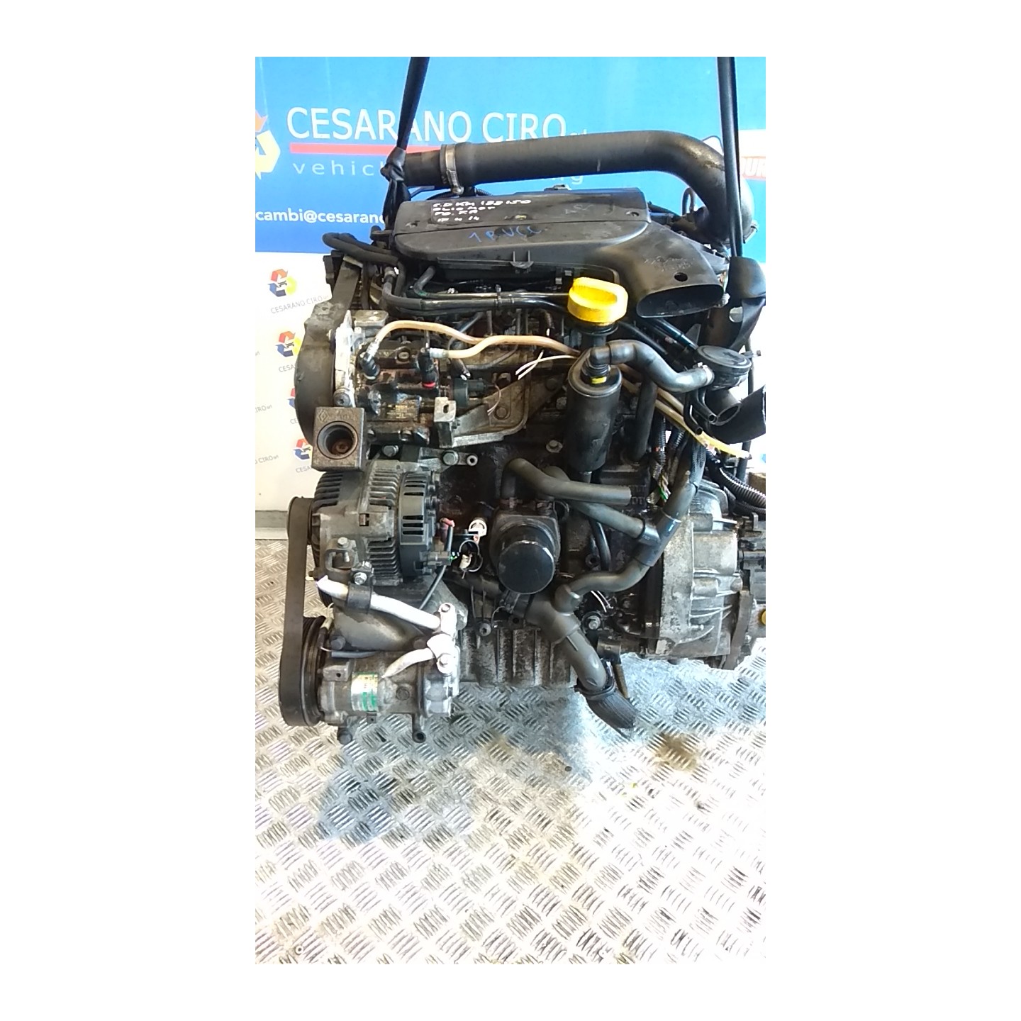 MOTORE COMPL. 045 RENAULT KANGOO (04/03-03/09) F9Q37 7701473970