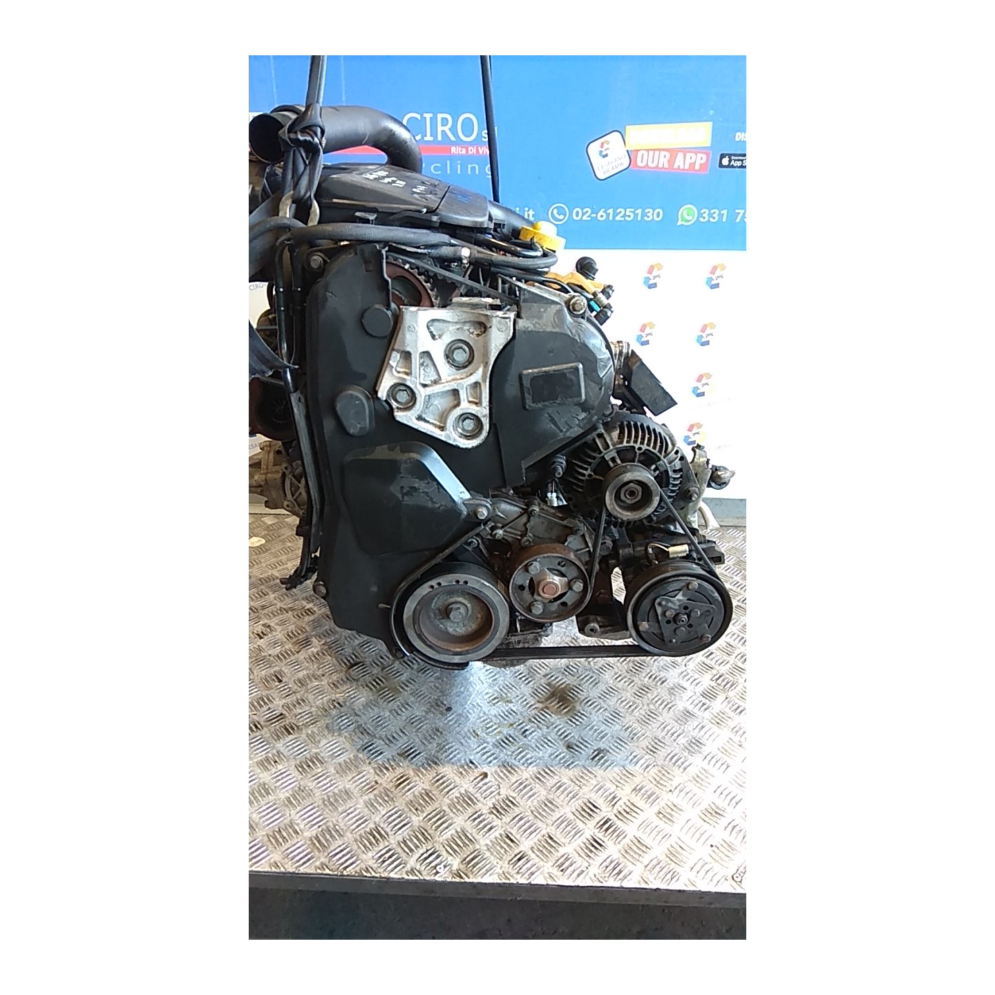 MOTORE COMPL. 045 RENAULT KANGOO (04/03-03/09) F9Q37 7701473970