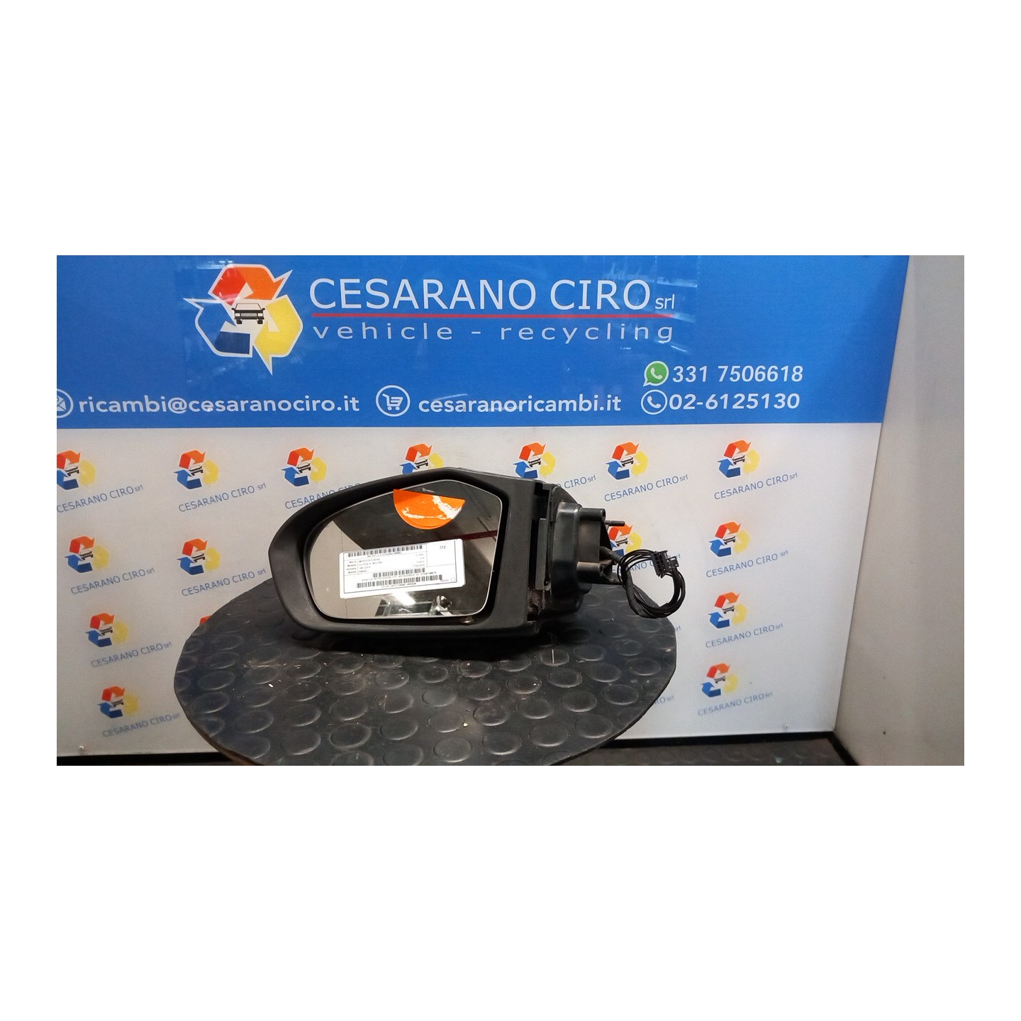 BRACCIO RETROVISORE EST. RICHIUDIBILE SX. 002 MERCEDES-BENZ CLASSE A (W/C169) (07/04-04/13 640942 A1698100576