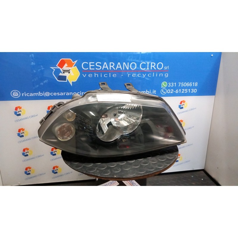 PROIETTORE COMPLETO DOPPIO ALOGENO DX. 033 SEAT IBIZA (6L) (12/01-08/09) BKY 6L1941006M