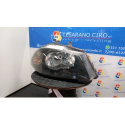 PROIETTORE COMPLETO DOPPIO ALOGENO DX. 033 SEAT IBIZA (6L) (12/01-08/09) BKY 6L1941006M