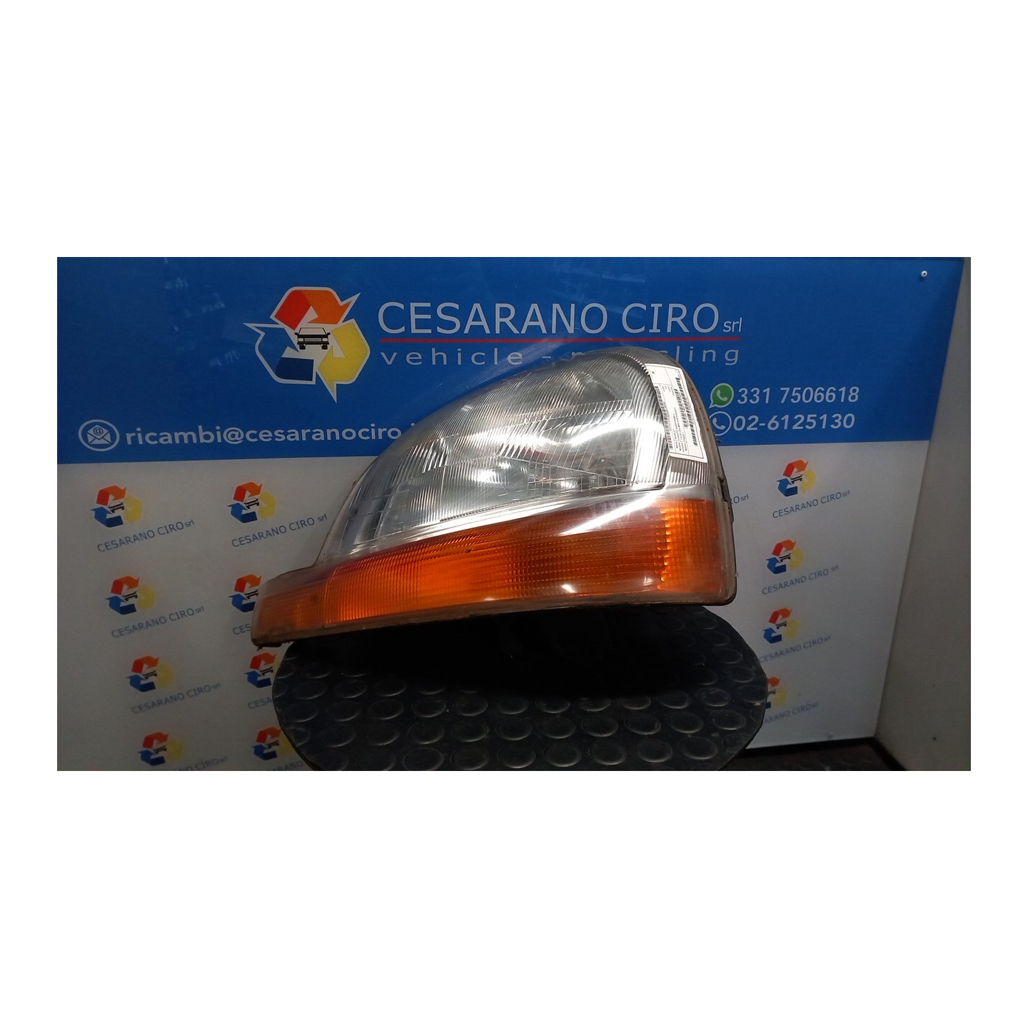 PROIETTORE 09/03 SX. 046 RENAULT KANGOO (04/03-03/09) F9Q37 7701044037