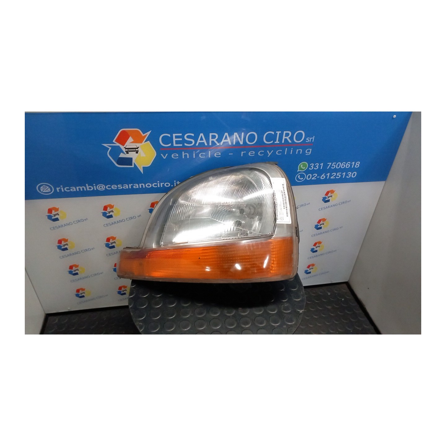 PROIETTORE 09/03 SX. 046 RENAULT KANGOO (04/03-03/09) F9Q37 7701044037