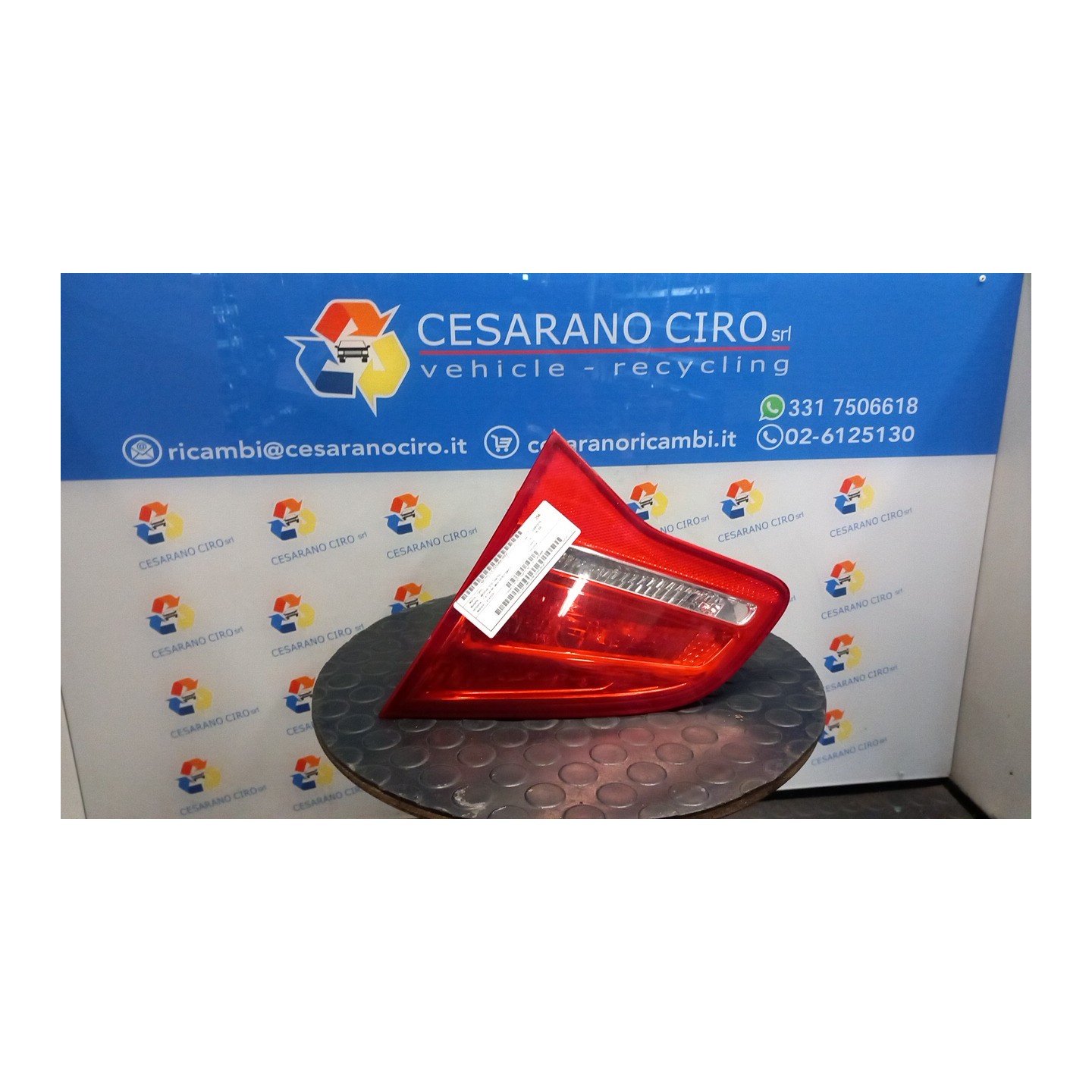 FANALE POST. PARTE INT. DX. 047 OPEL MERIVA (S10) (04/10-) A14XER 13435486