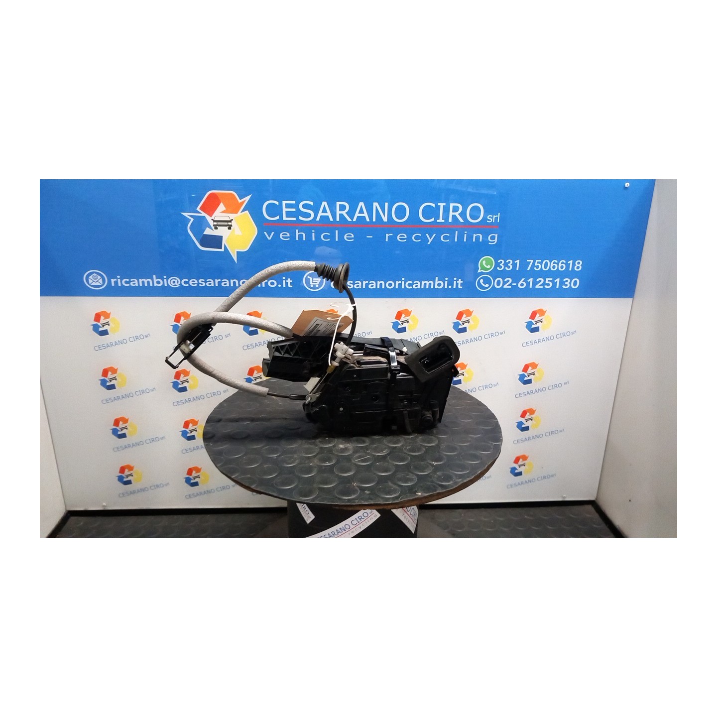 SERRATURA PORTA ANT. C/DISPOS. SAFE,C/TELECOMANDO DX. 058 VOLKSWAGEN POLO (6R) (05/09-10/14) CGG 5K1837016B