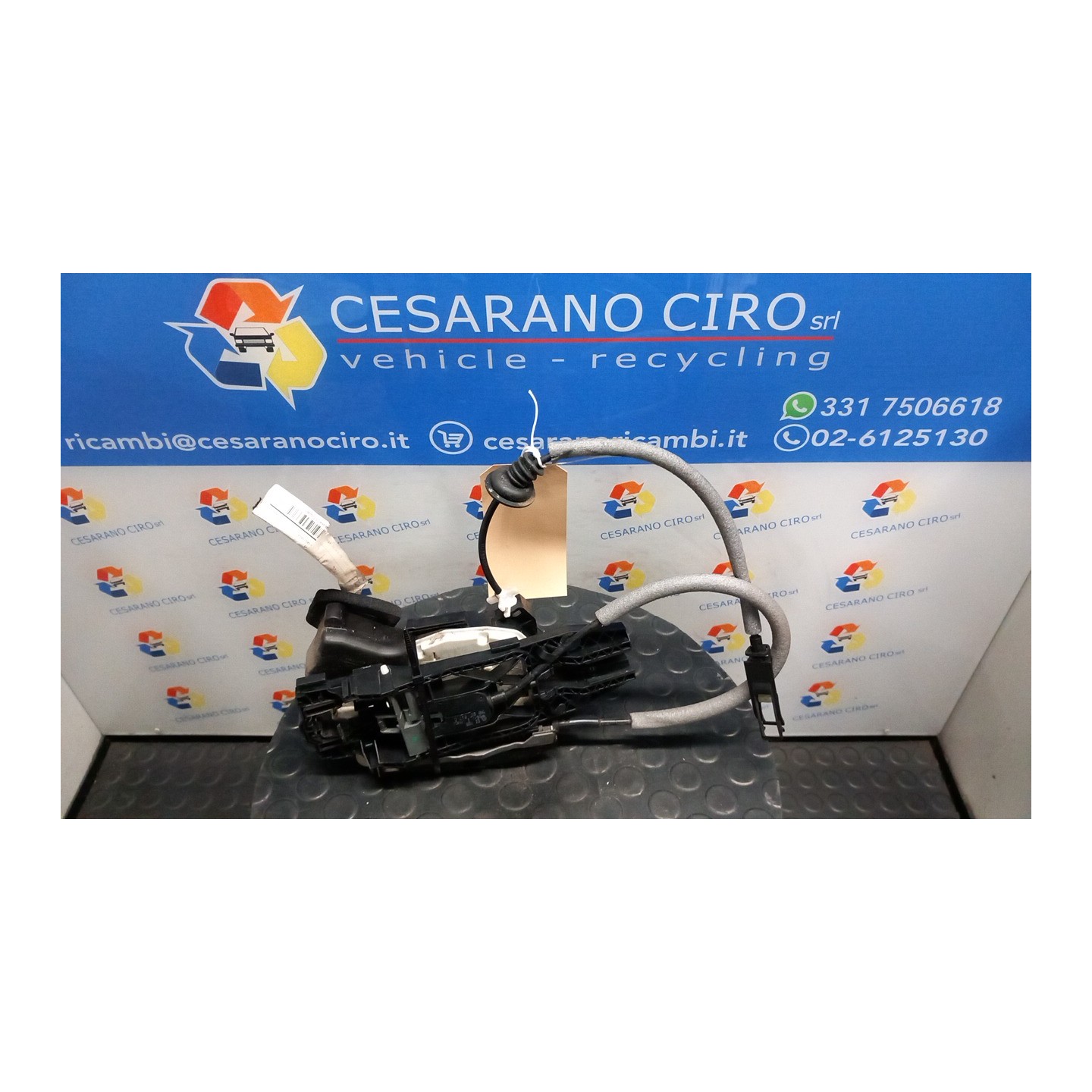 SERRATURA PORTA POST. C/DISPOSITIVO SAFE DX. 060 VOLKSWAGEN POLO (6R) (05/09-10/14) CGG 5K4839016R