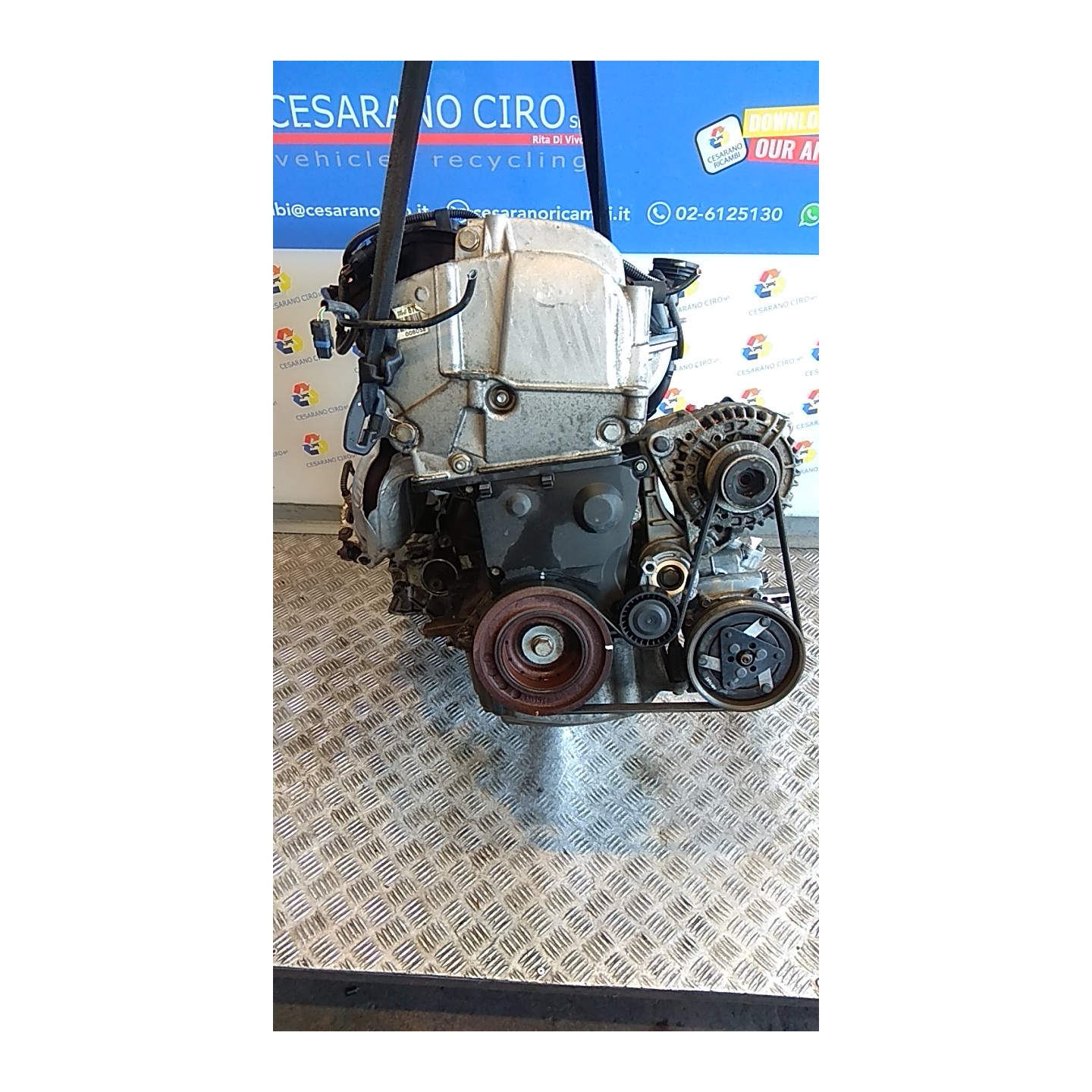 MOTORE SEMICOMPL. 067 RENAULT MODUS 1A SERIE (09/04-01/08) K4M37 7701475849