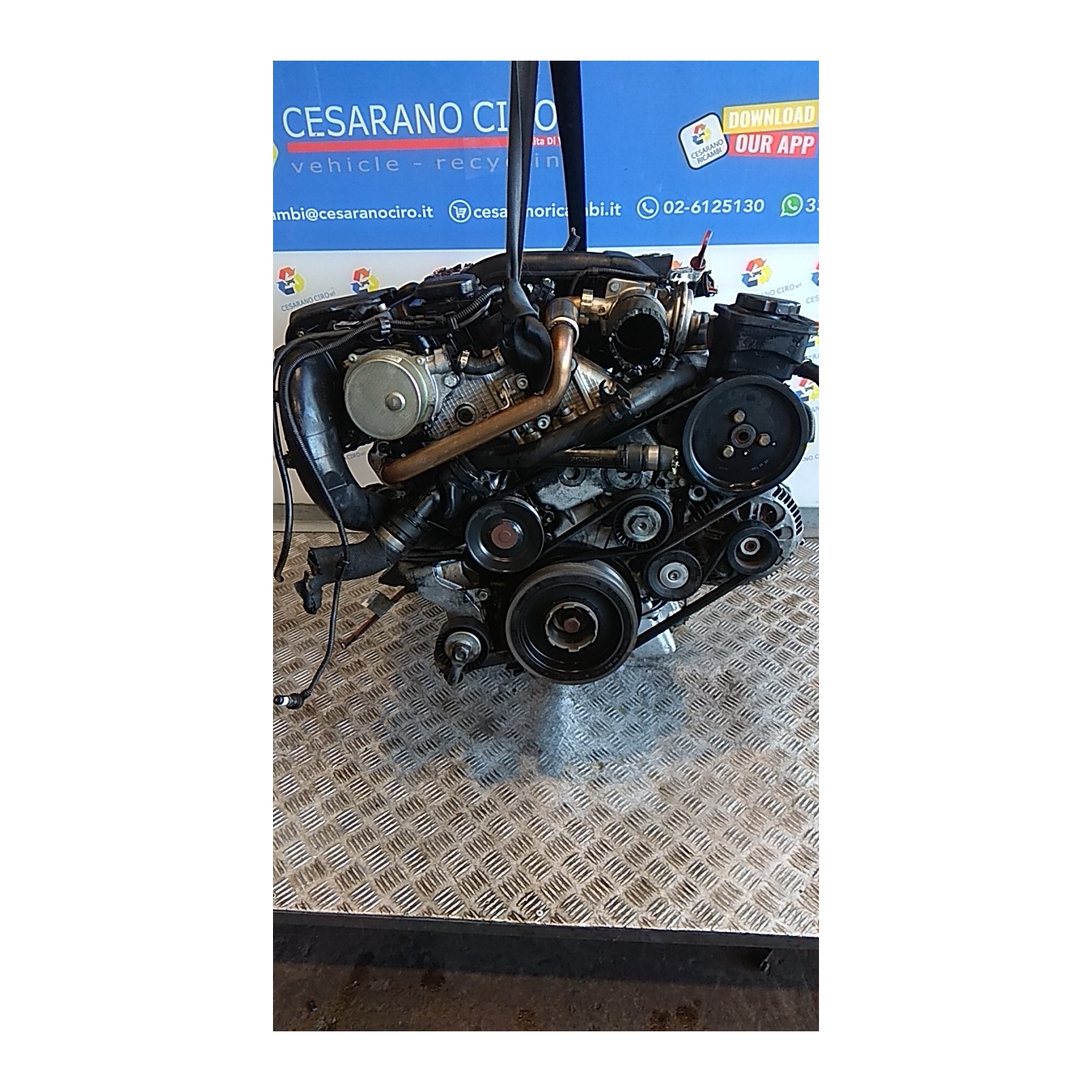 MOTORE SEMICOMPL. 097 BMW SERIE 3 (E46) (09/01-09/05) 204D4 11007788707