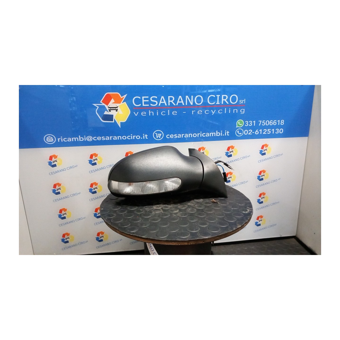 RETROVISORE EST. TERMICO REGOLAZ. ELETTR. DX. 016 MERCEDES-BENZ CLASSE A LUNGA (V168) (03/01-0 166940 A1688100276