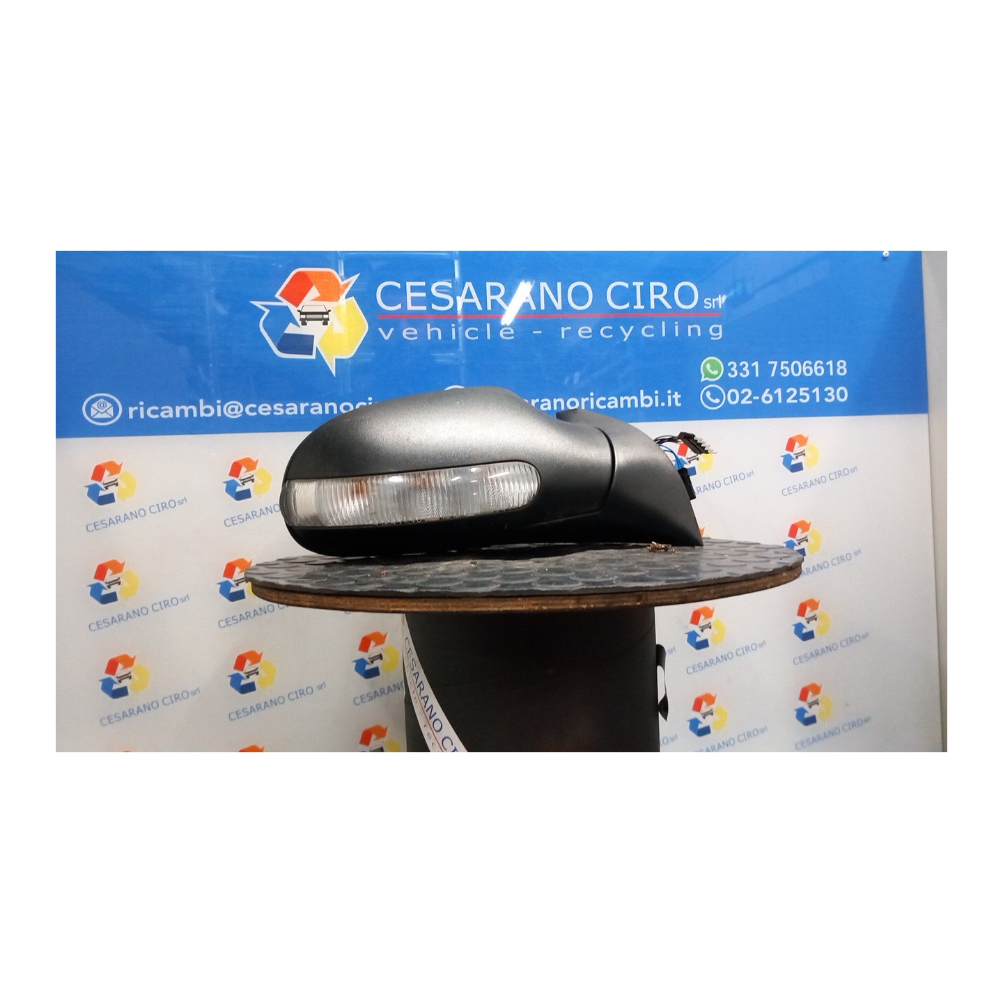 RETROVISORE EST. TERMICO REGOLAZ. ELETTR. DX. 016 MERCEDES-BENZ CLASSE A LUNGA (V168) (03/01-0 166940 A1688100276