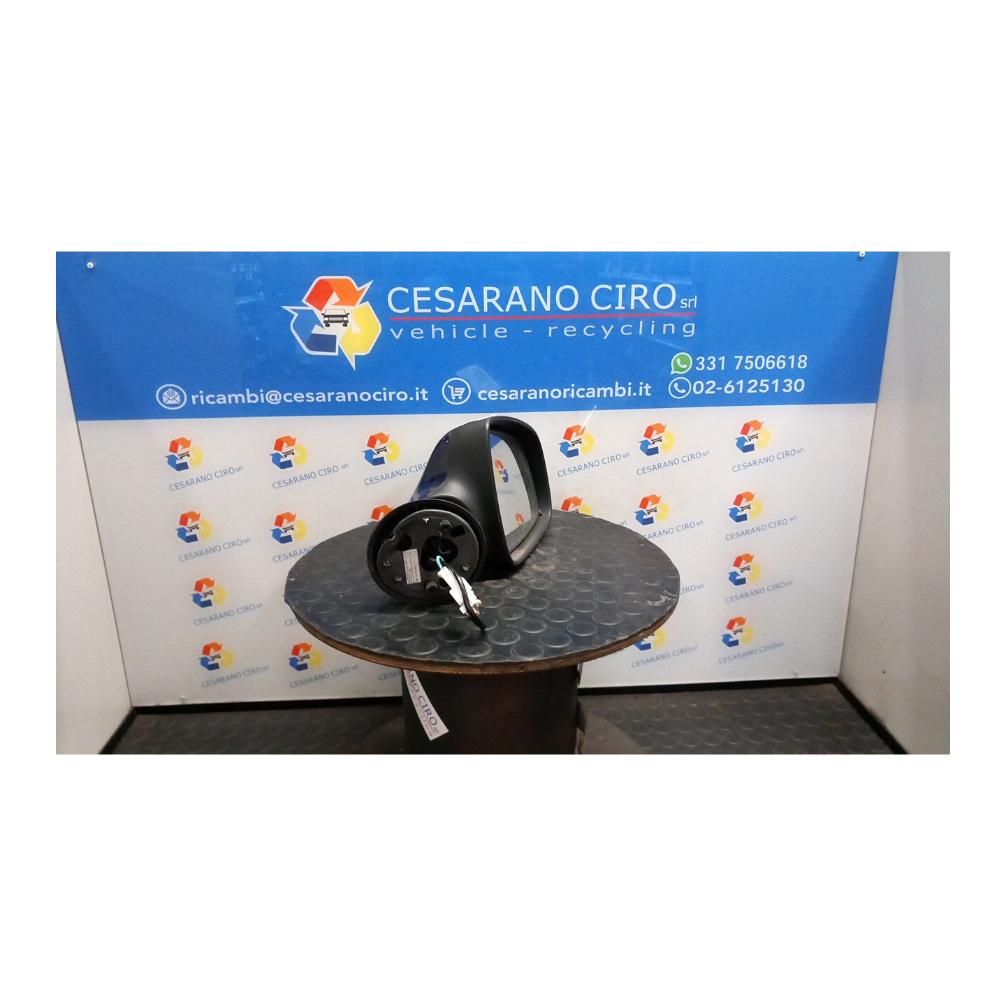 RETROVISORE EST. REGOLAZ. ELETTR. C/RETROVISORI TINTI DX. 019 DACIA LOGAN (05/08-10/12) K7MF7 963017247R