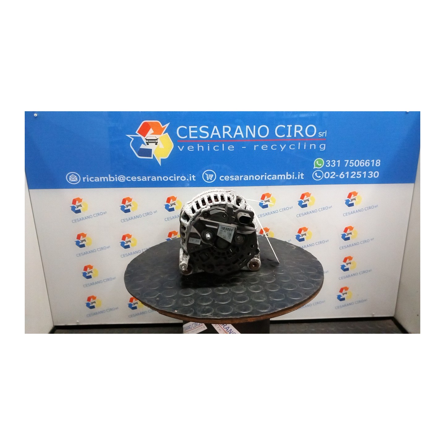 ALTERNATORE 120A ROTAZIONE BOSCH 054 VOLKSWAGEN POLO (9N) (04/05-) BNM 038903018QX