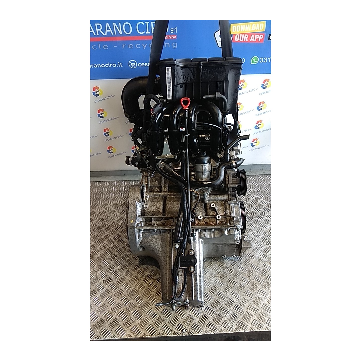 MOTORE COMPL. 13-09-01 087 MERCEDES-BENZ CLASSE A (W168) (03/01-06/04) 668942 A6680108700