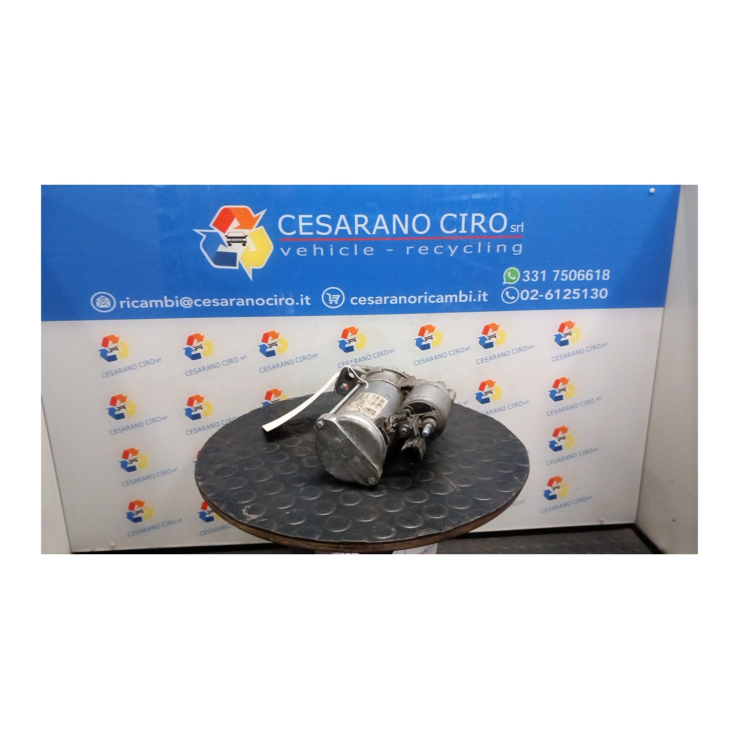 MOTORINO AVVIAMENTO 1,5KW BOSCH P/S&S 107 VOLKSWAGEN UP! (06/16-) CPG 02M911021G