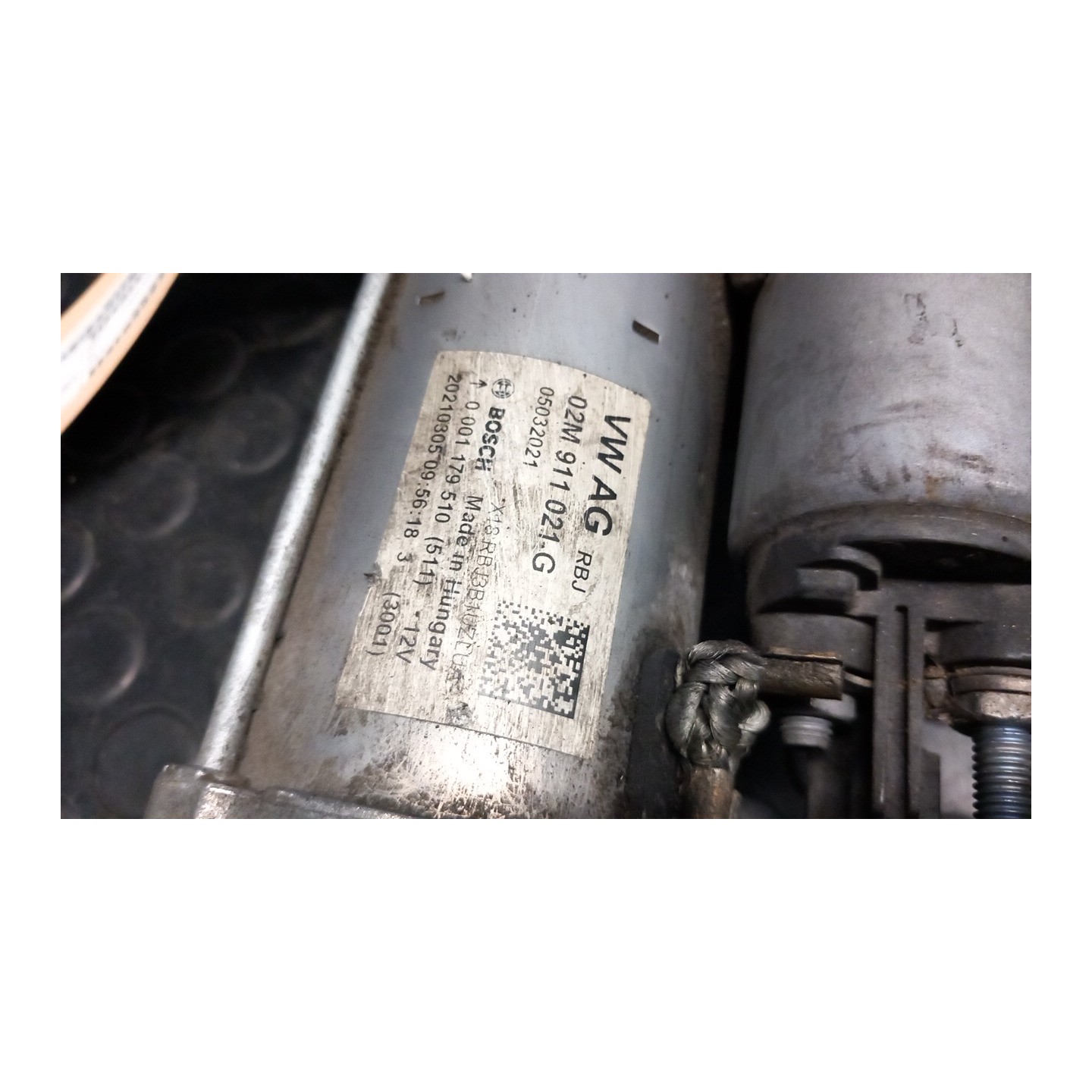 MOTORINO AVVIAMENTO 1,5KW BOSCH P/S&S 107 VOLKSWAGEN UP! (06/16-) CPG 02M911021G