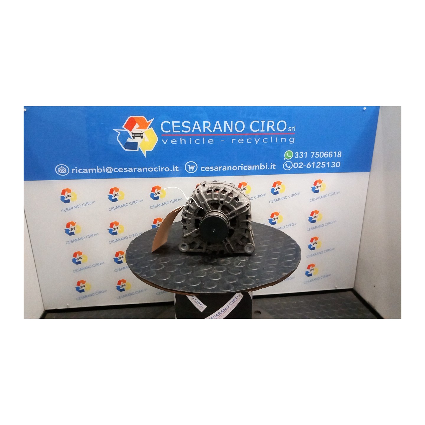 ALTERNATORE CLASSE 18 113 PEUGEOT PARTNER TEPEE (B9) (02/12-10/1 9H06 9803750980