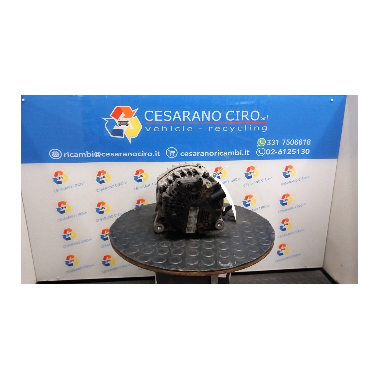 ALTERNATORE CLASSE 18 113 PEUGEOT PARTNER TEPEE (B9) (02/12-10/1 9H06 9803750980