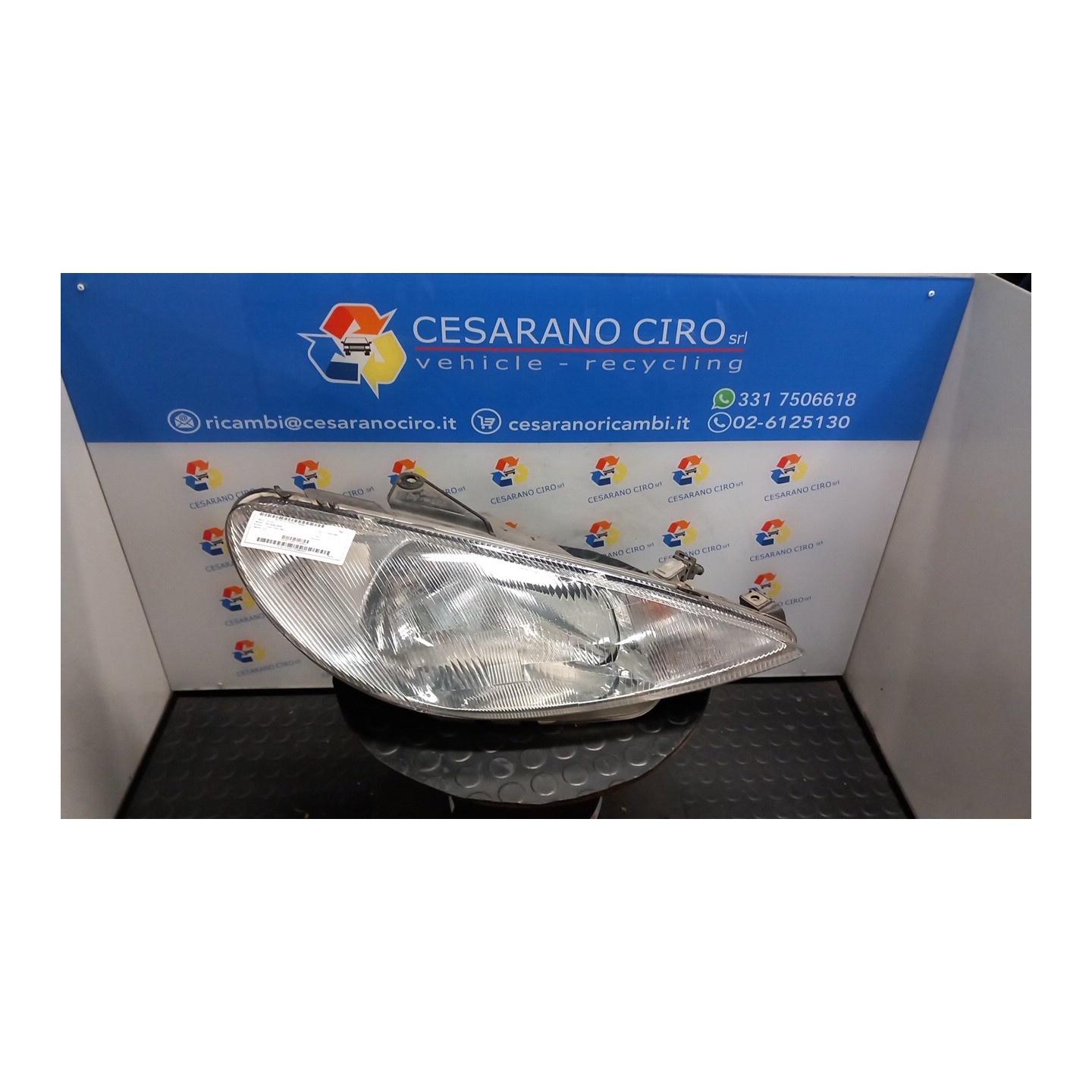 PROIETTORE DX. 050 PEUGEOT 206 (09/98-06/09) KFX 6205S7