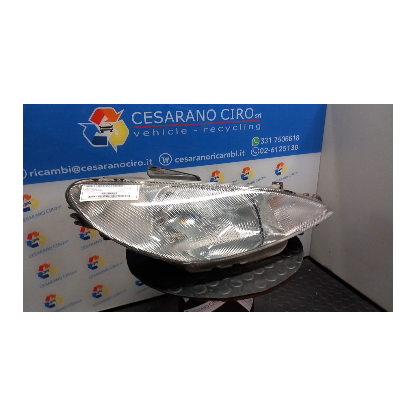 PROIETTORE DX. 050 PEUGEOT 206 (09/98-06/09) KFX 6205S7
