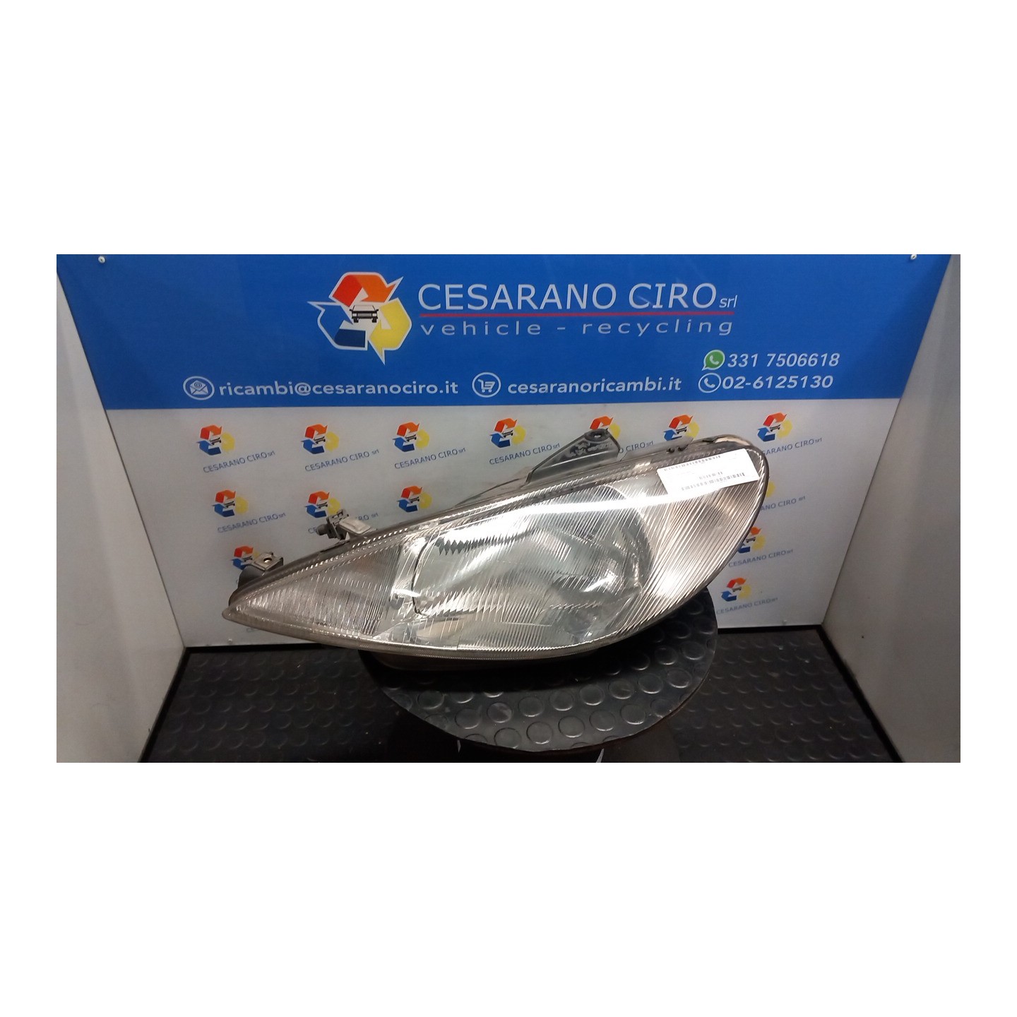 PROIETTORE SX. 051 PEUGEOT 206 (09/98-06/09) KFX 6204S7