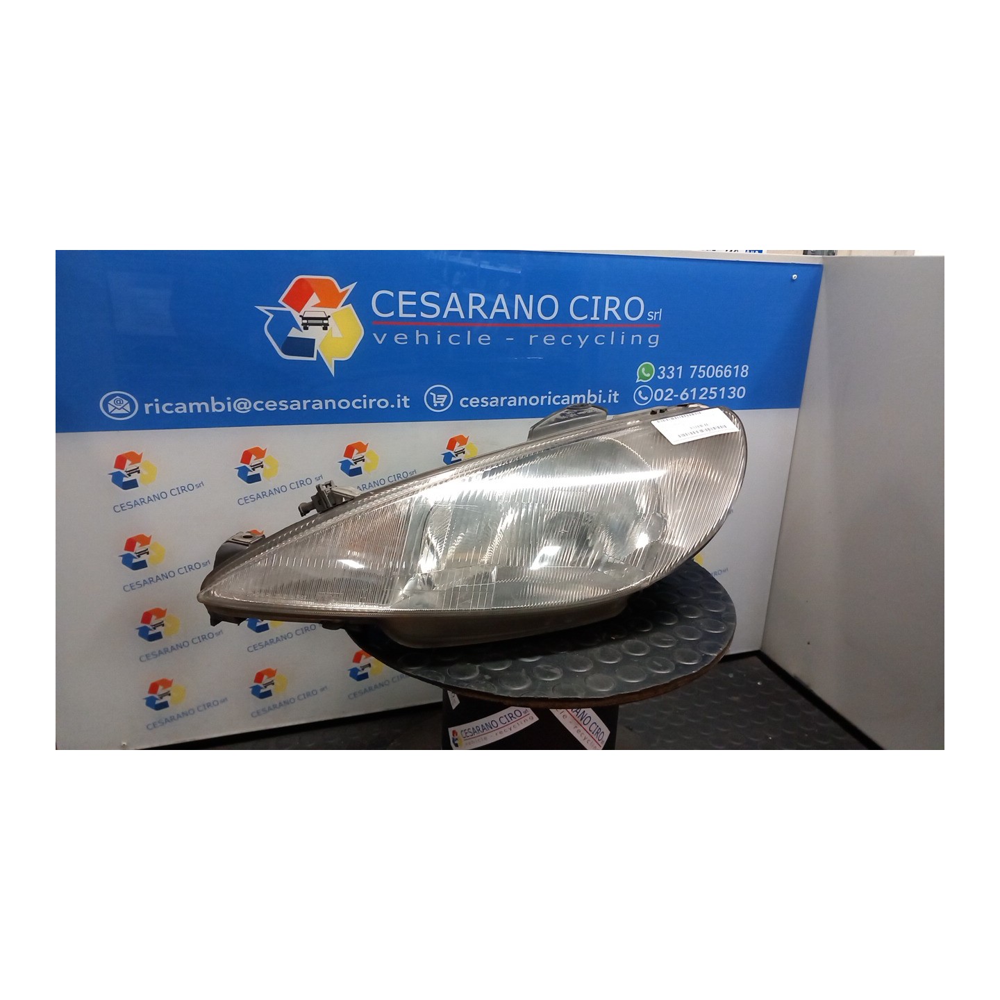 PROIETTORE SX. 051 PEUGEOT 206 (09/98-06/09) KFX 6204S7
