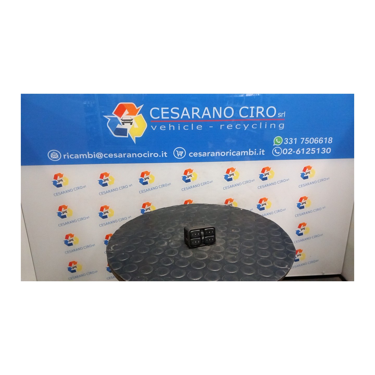 BLOCCO COMANDI ALZACRISTALLI C/CRISTALLI ELETTRICI POST 107 OPEL MERIVA (X03) (03/03-12/10) Z16XEP 24411031