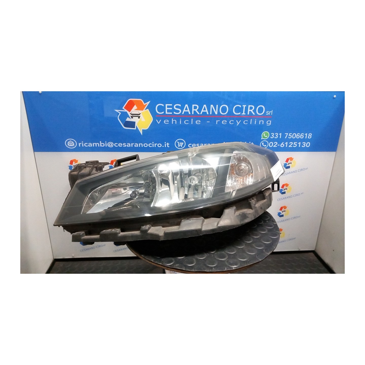 PROIETTORE SX. 006 RENAULT LAGUNA 2A SERIE (03/05-09/07) F9Q17 7701061669