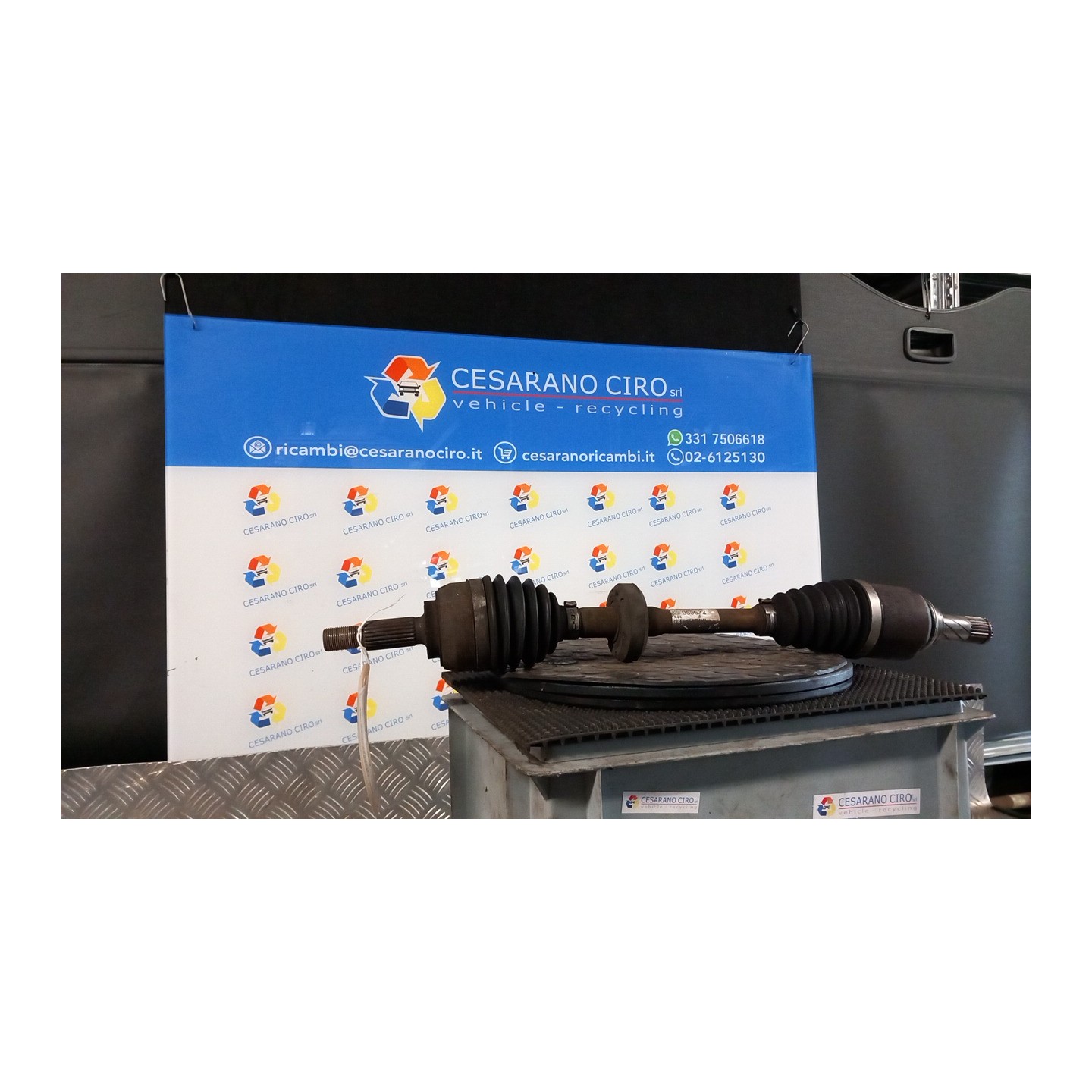 SEMIALBERO ANT. COMPL. SX. 054 RENAULT TWINGO 2A SERIE (12/11-) K9KP8 8201055632