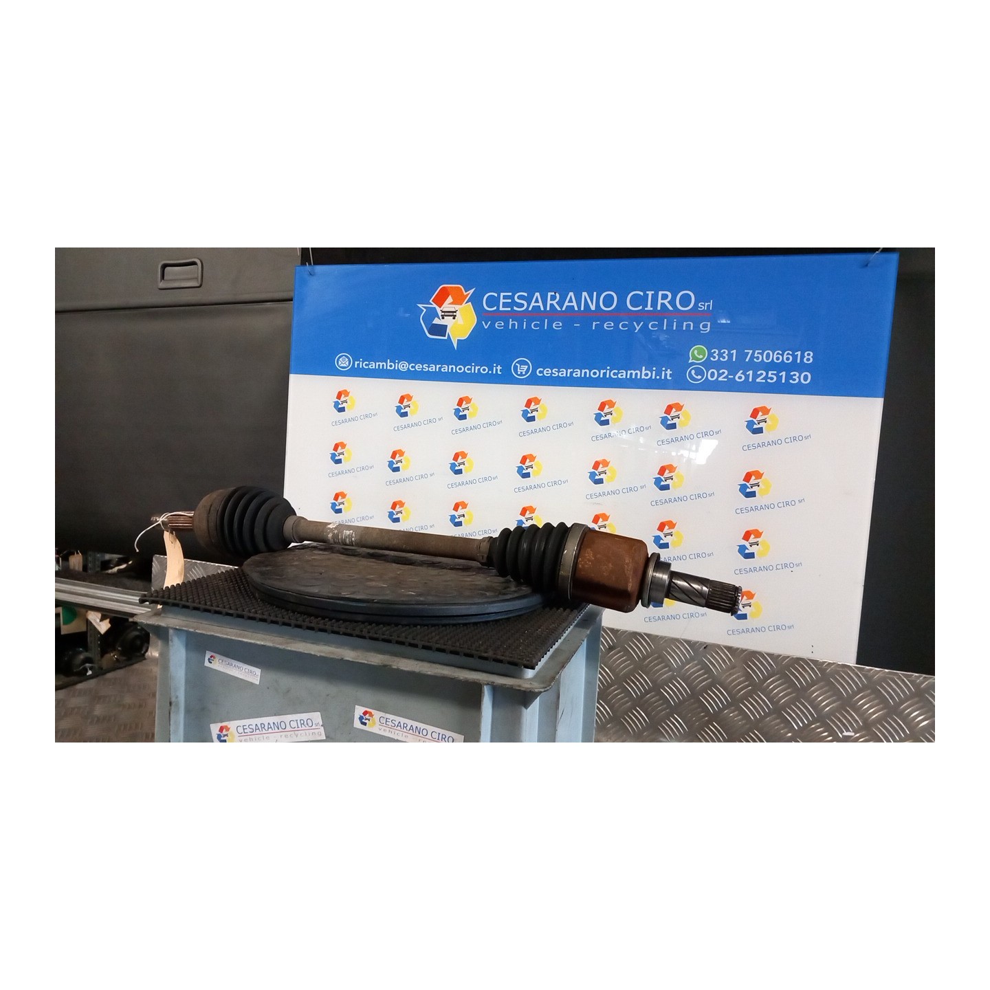 SEMIALBERO ANT. COMPL. SX. 062 RENAULT CLIO 3A SERIE (05/09-) K9K67 8201055669