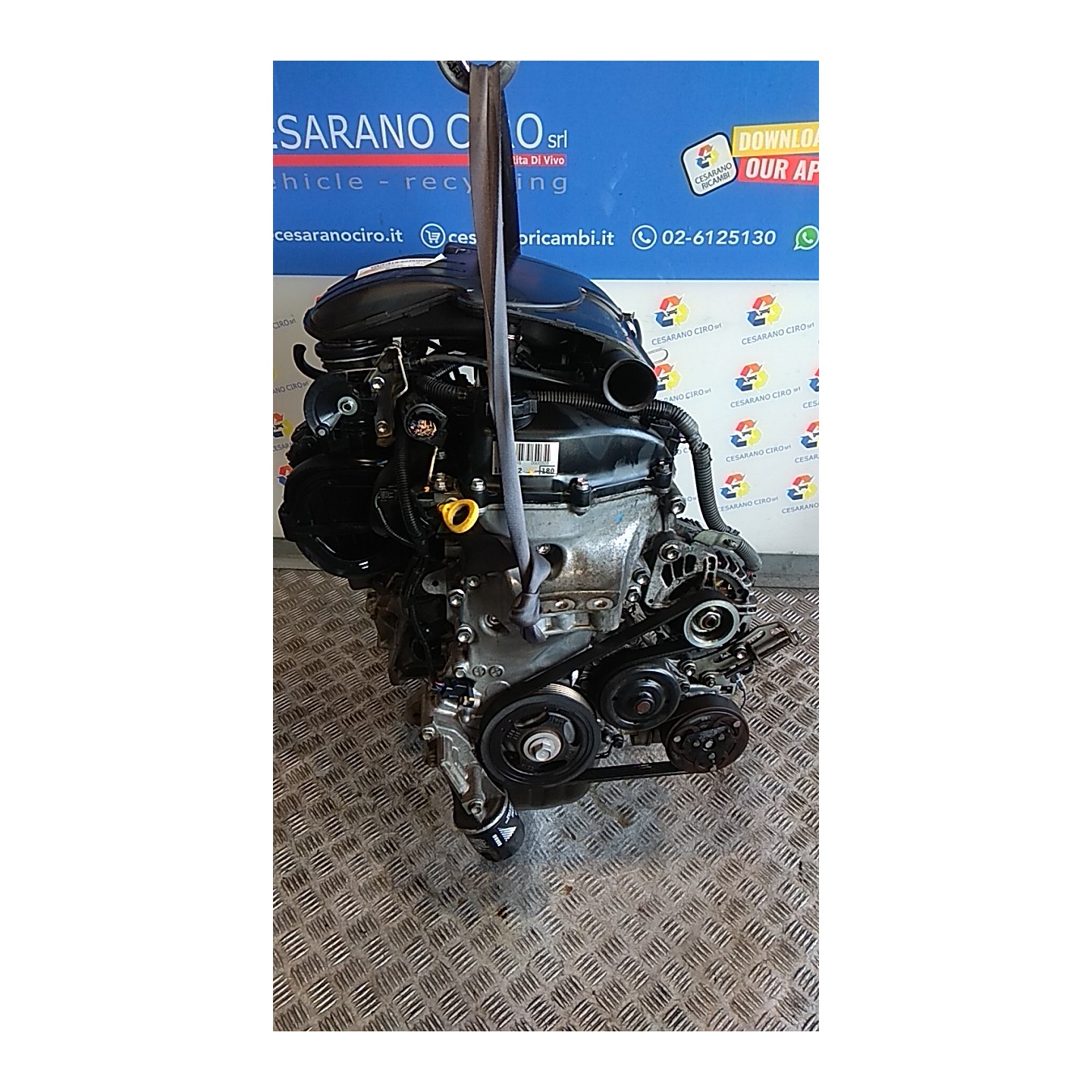 MOTORE SEMICOMPL. 016 TOYOTA AYGO 1A SERIE (04/05-10/14) 1KRFE 190000Q060