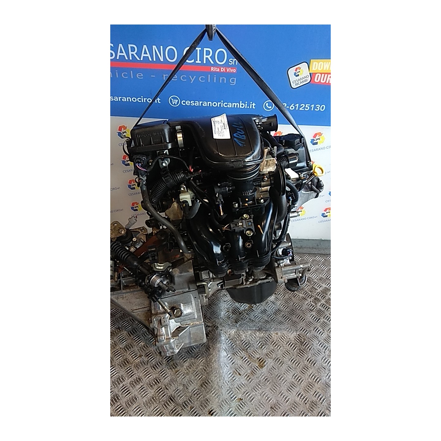 MOTORE SEMICOMPL. 016 TOYOTA AYGO 1A SERIE (04/05-10/14) 1KRFE 190000Q060