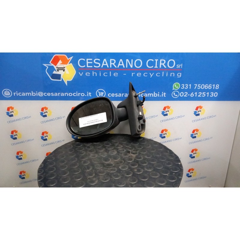 RETROVISORE EST. REGOLAZ. ELETTR. -09/00 C/MODANATURA CALOTTA SX. 019 RENAULT TWINGO 1A SERIE (08/98-09/07) D7FF7 8200039873